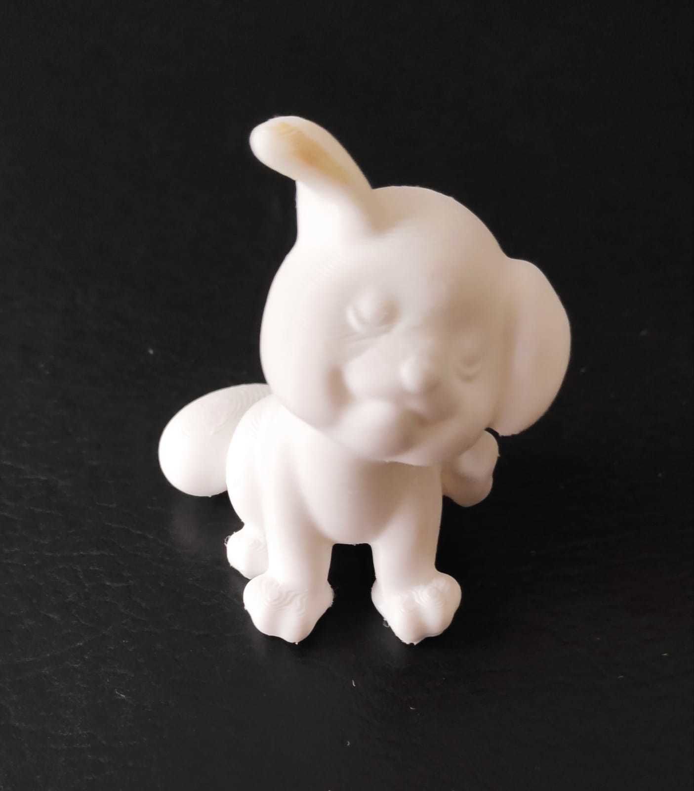 Dog Scratching 3D print model_12