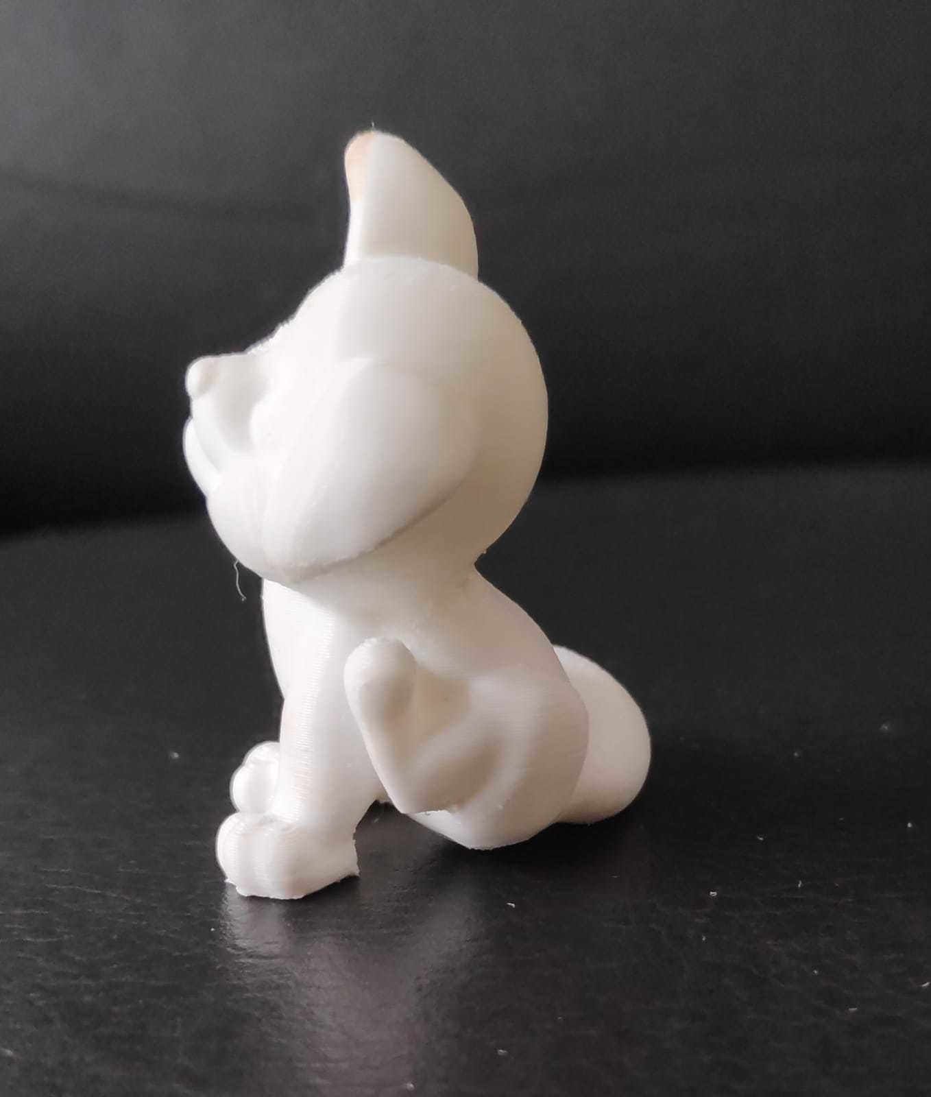 Dog Scratching 3D print model_7