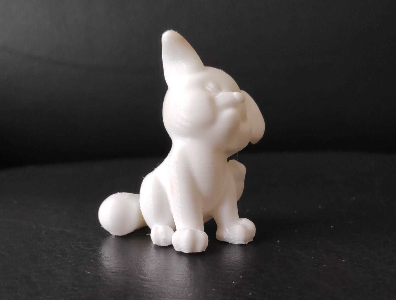 Dog Scratching 3D print model_11