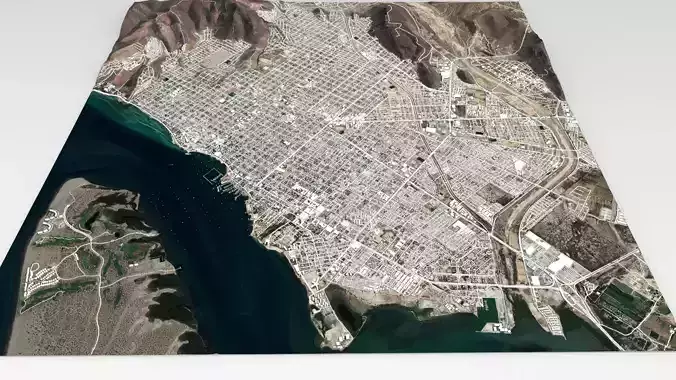 Cityscape La Paz Mexico Usa