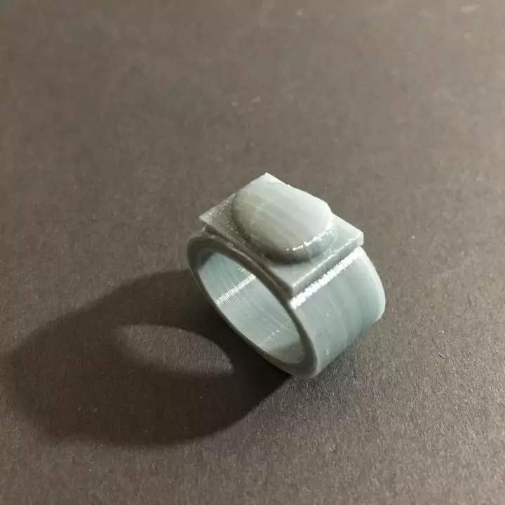 Easter Ring 3D print model_0