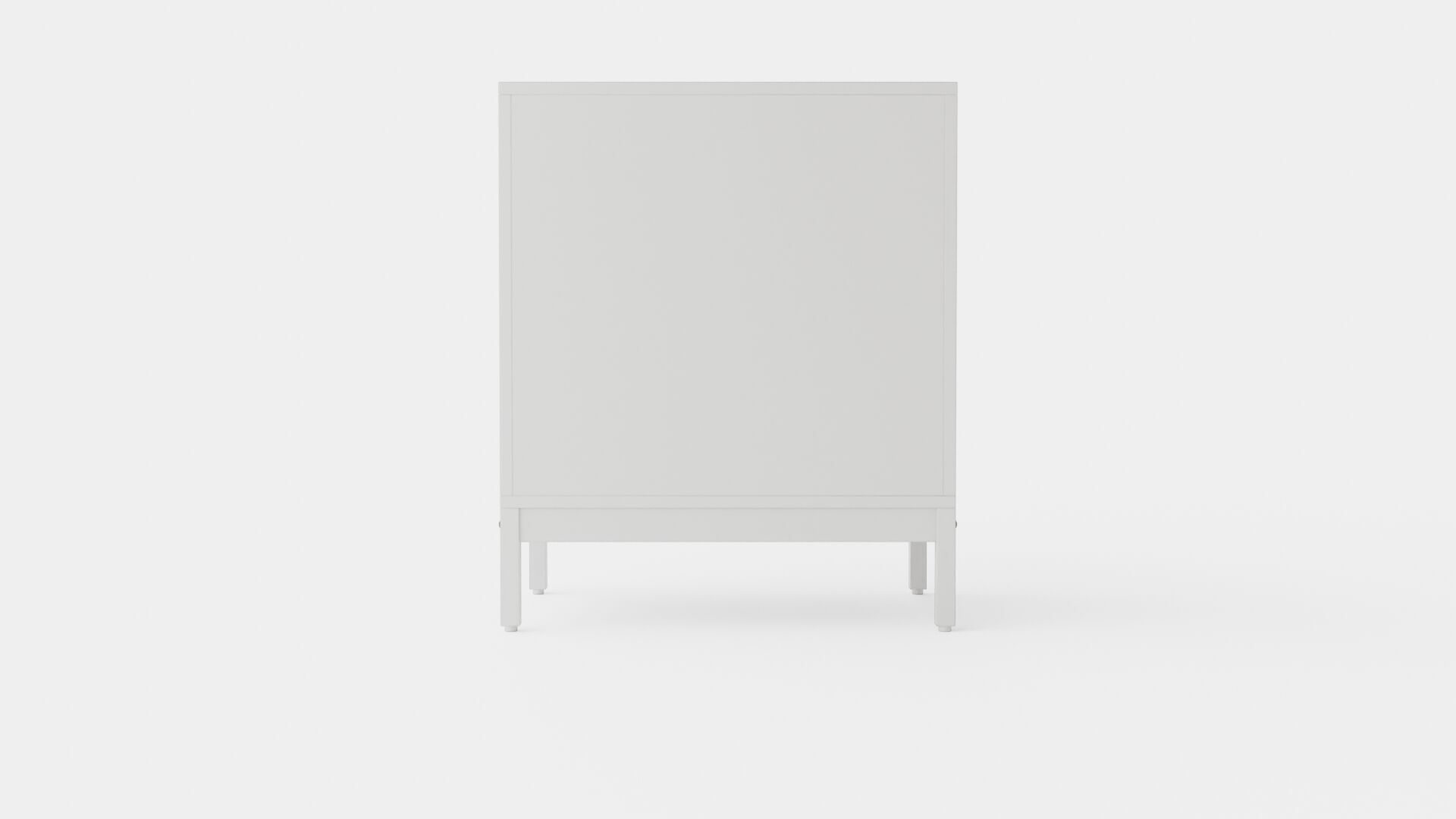 3D Model of Stokke home chest of drawers white Low-poly 3D model_4