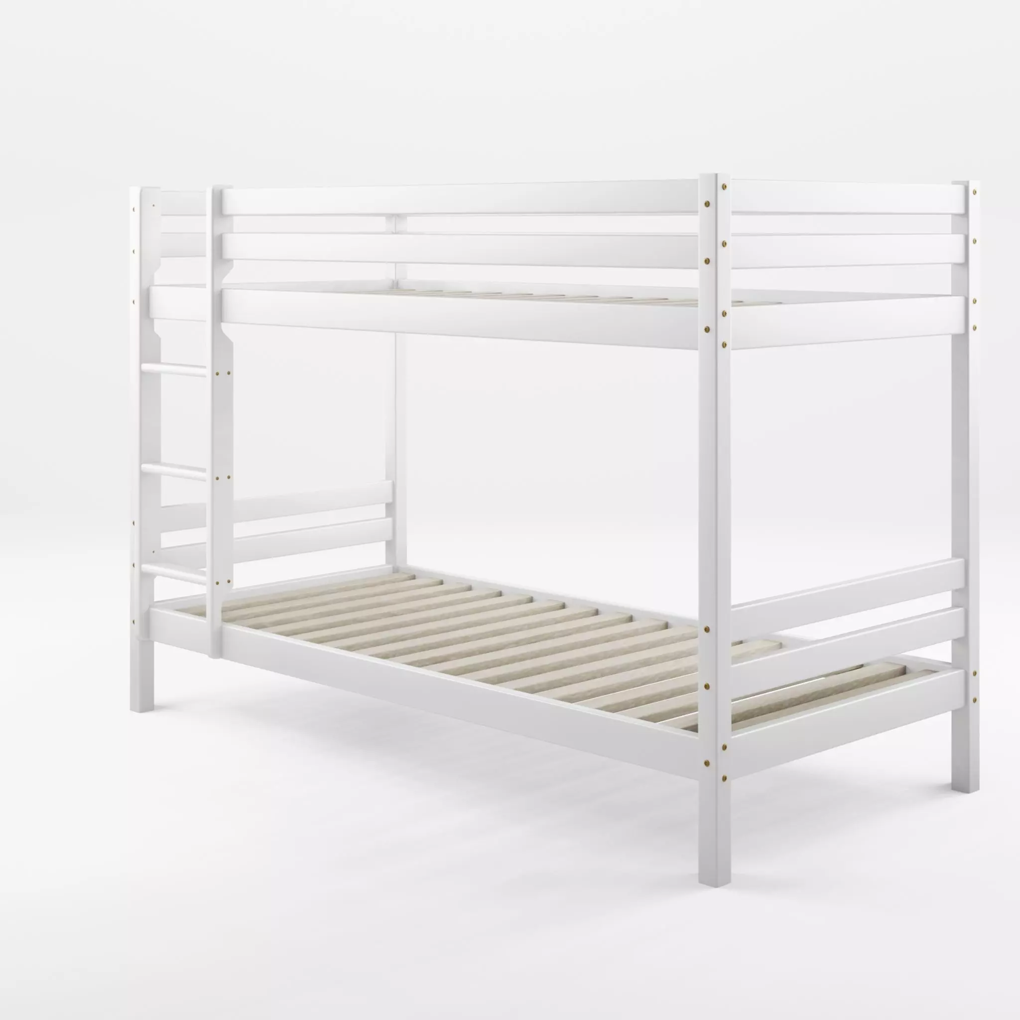 3D Model of  Hoppekids basic bunk bed  Low-poly 3D model_0