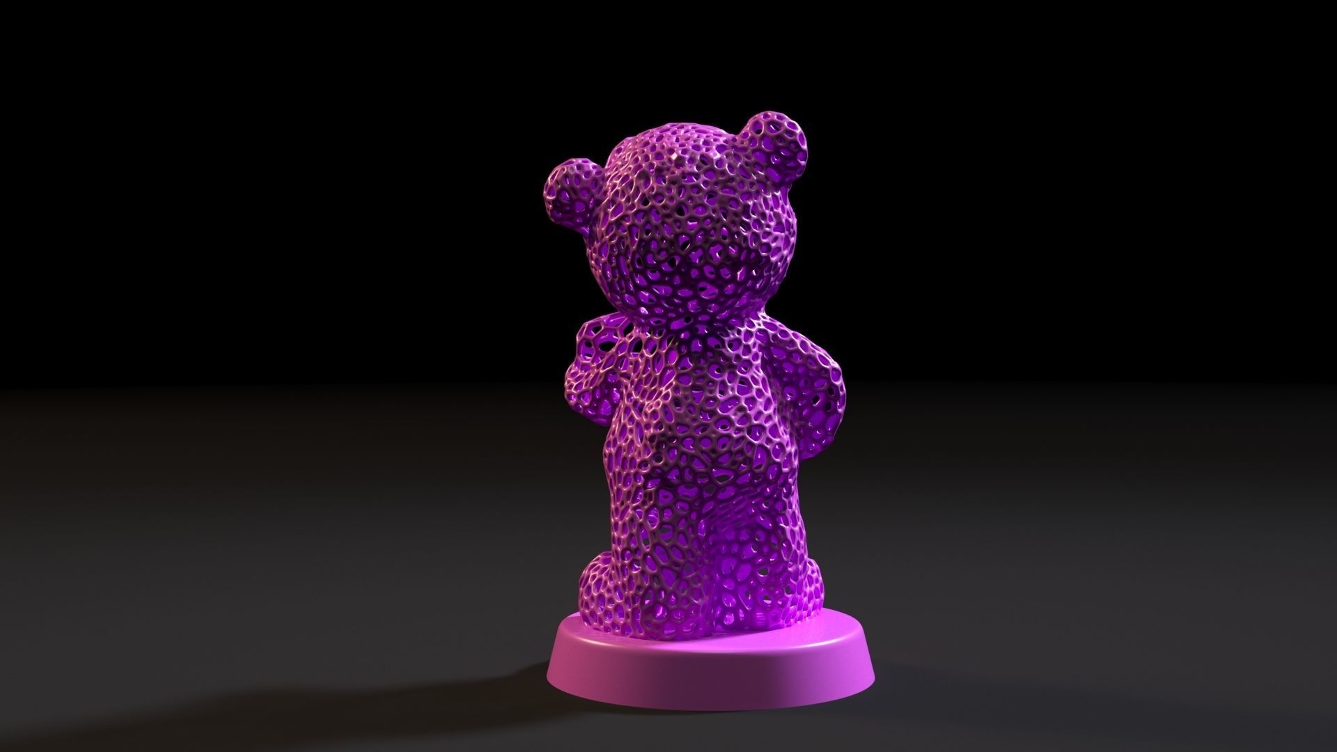 Love Bear 3D print model_4