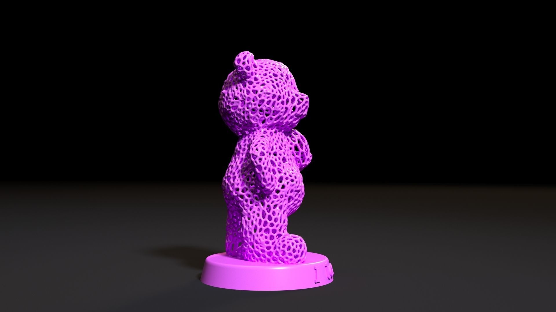 Love Bear 3D print model_6