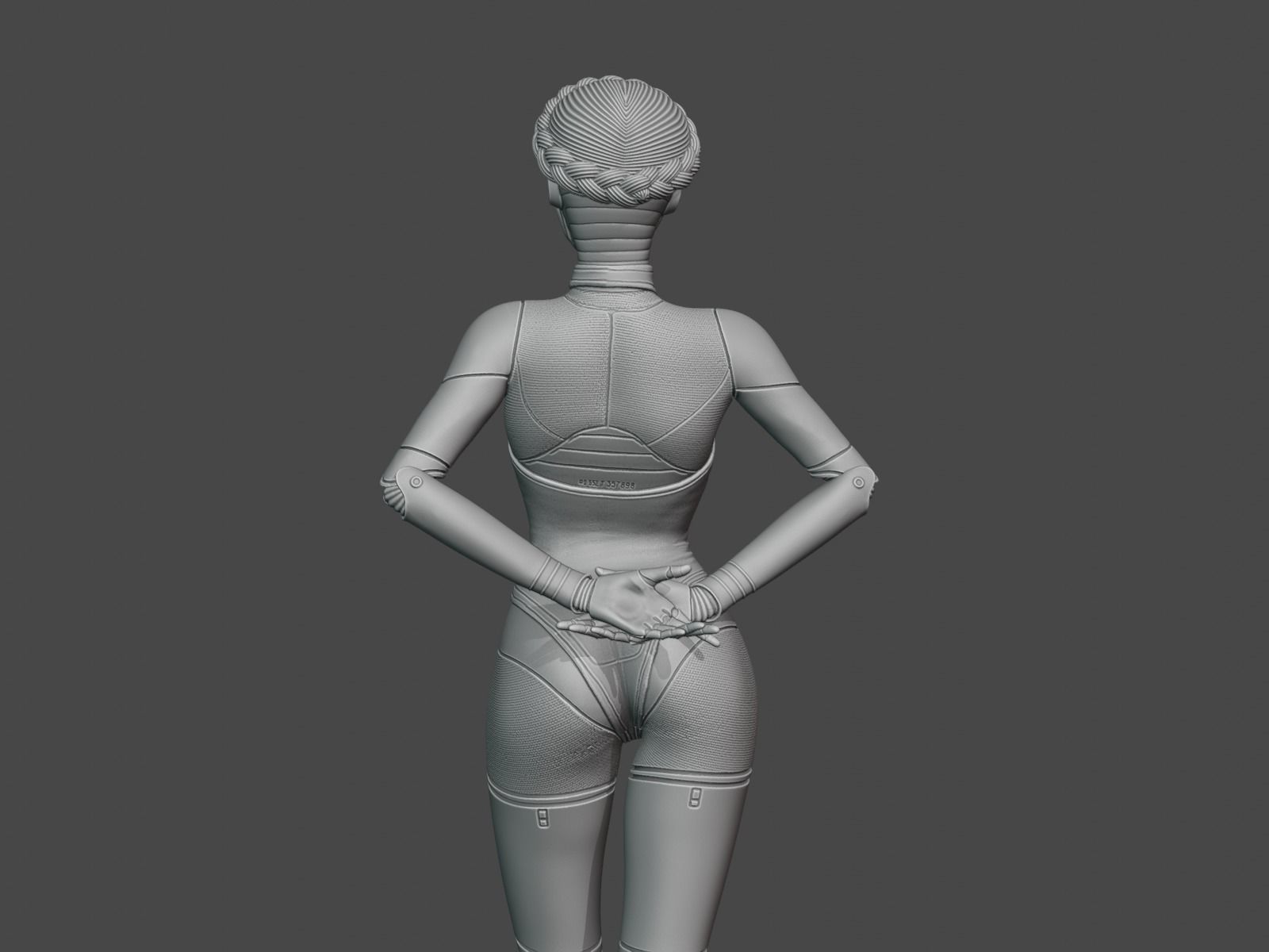 Ballerina Twins Robots 3D print model_10