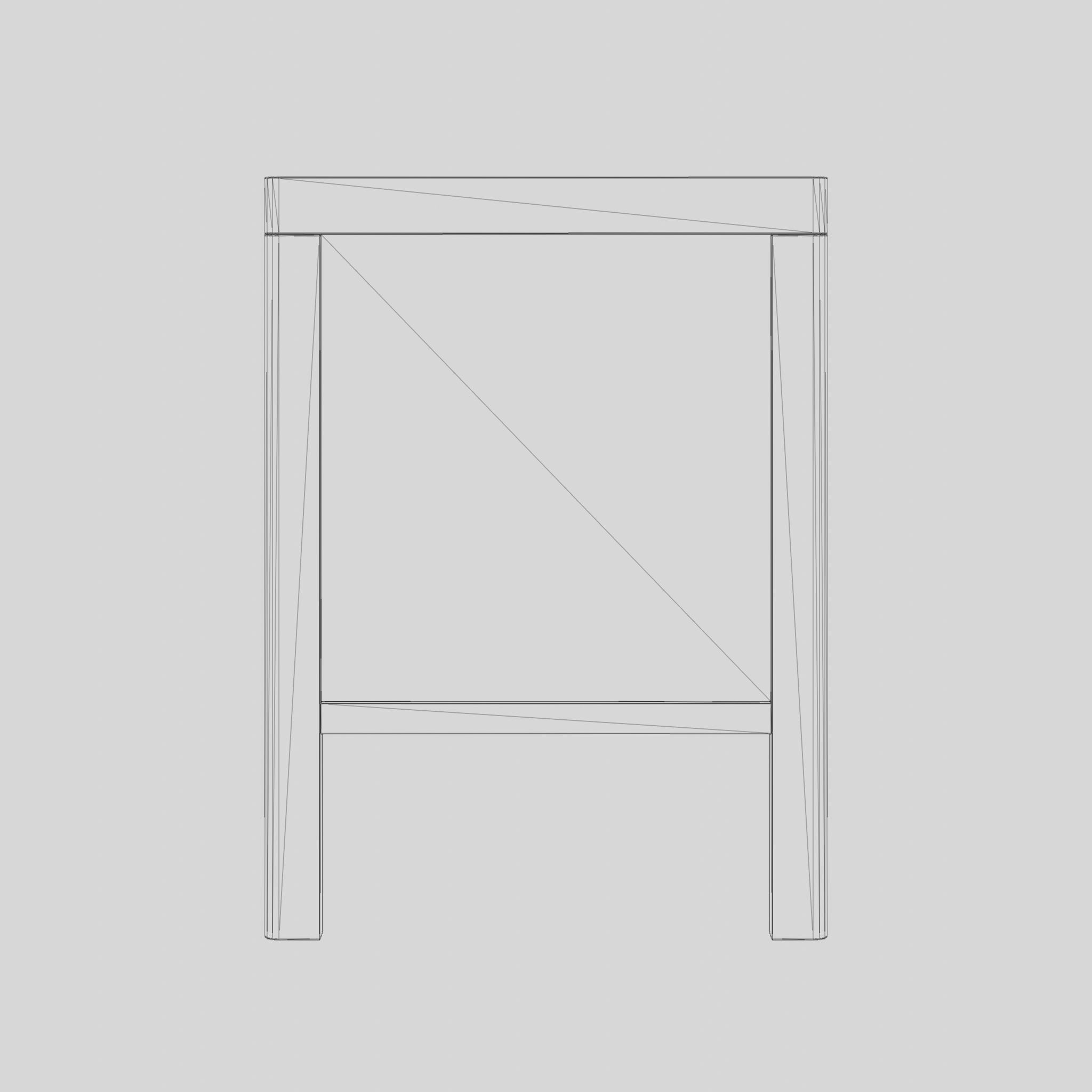 3D Model of Troll crib Sofa Lukas Low-poly 3D model_7