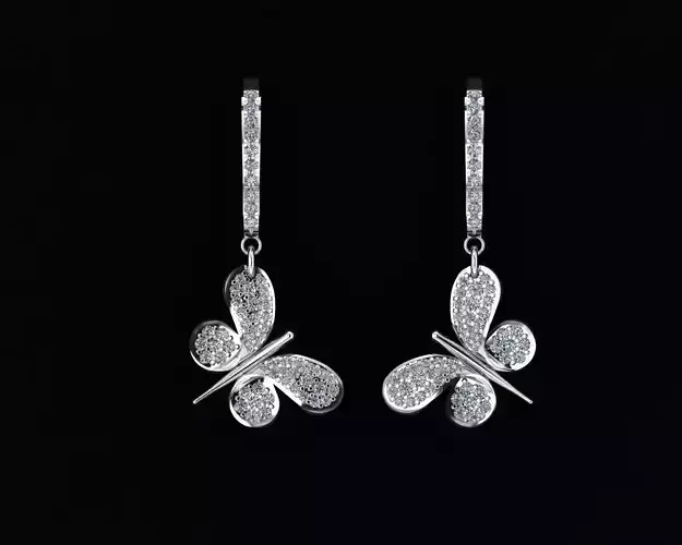 Butterfly earrings