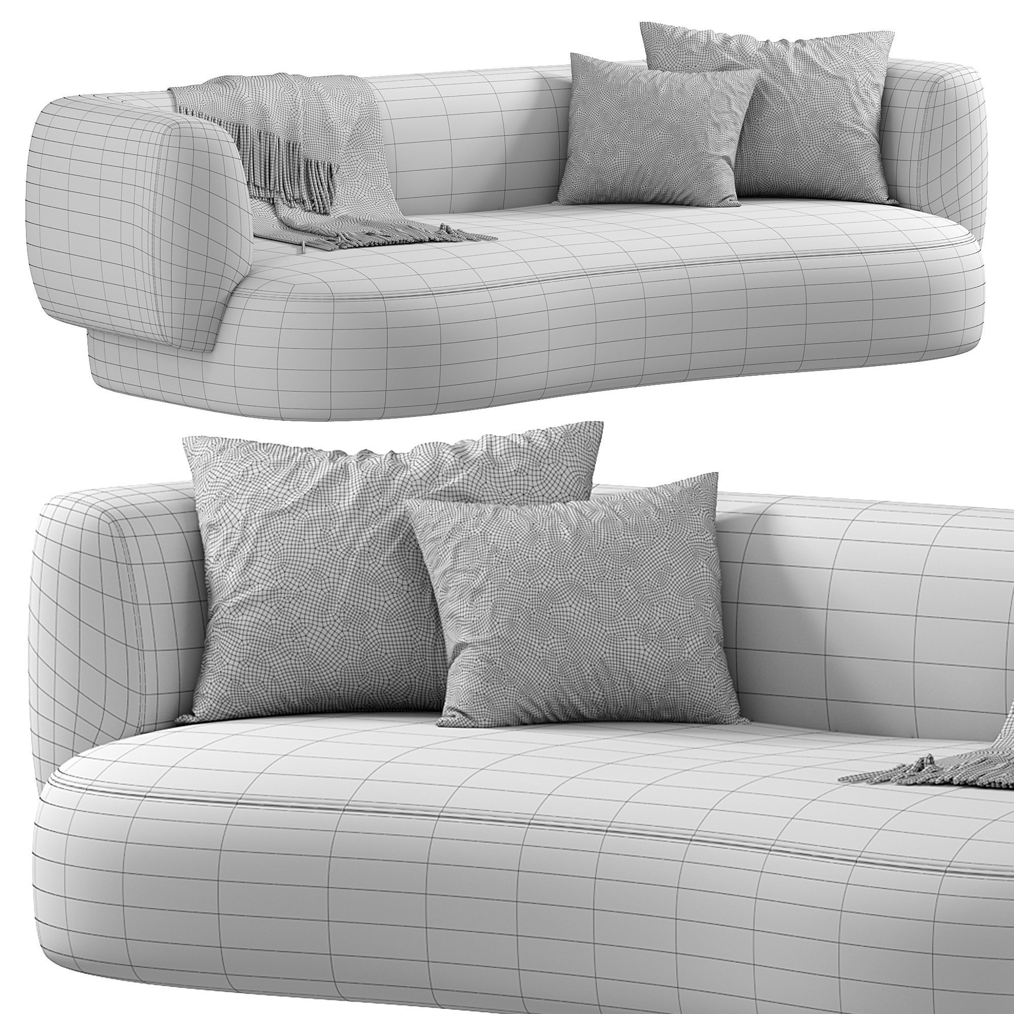 Hug Sofa 3D model_4