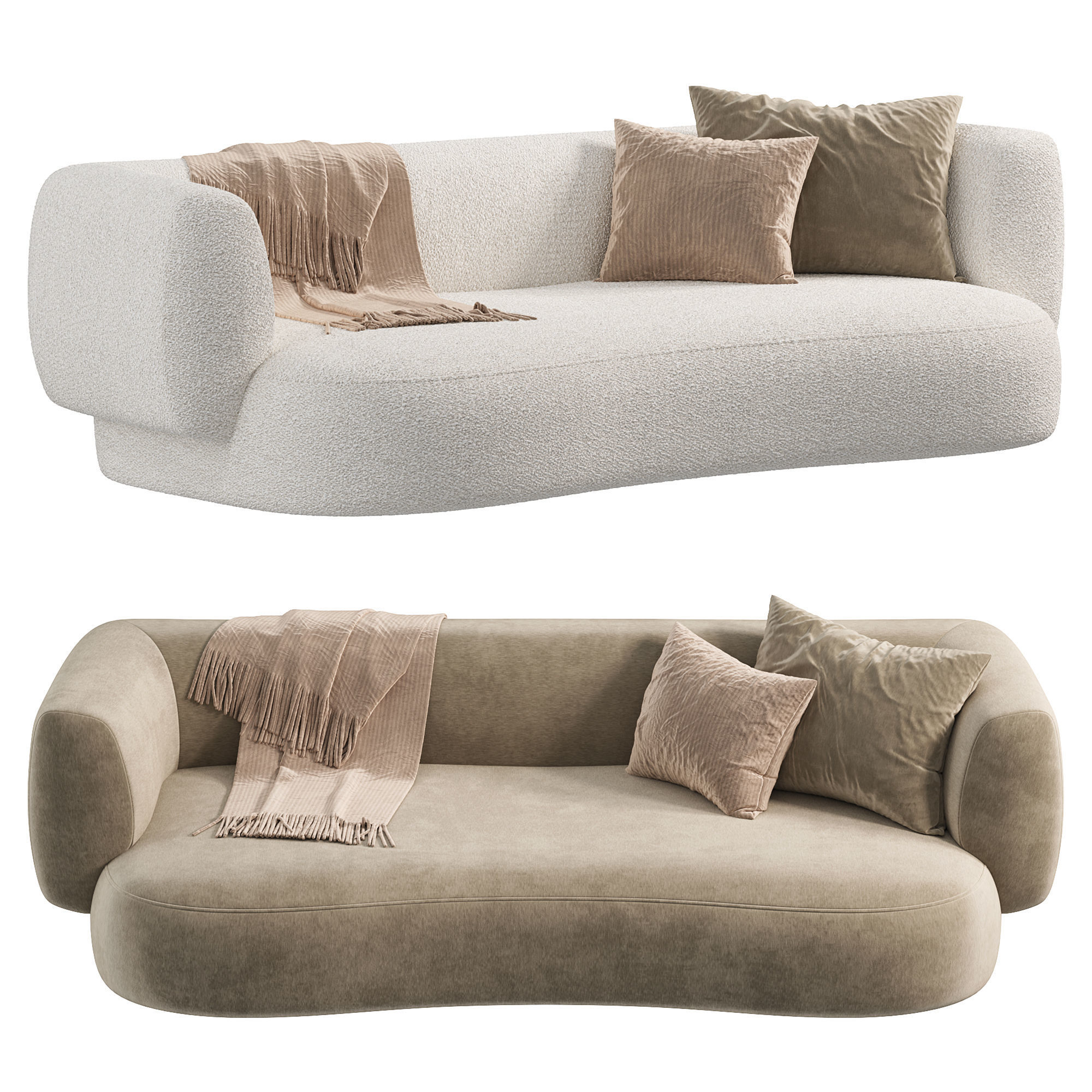 Hug Sofa 3D model_2