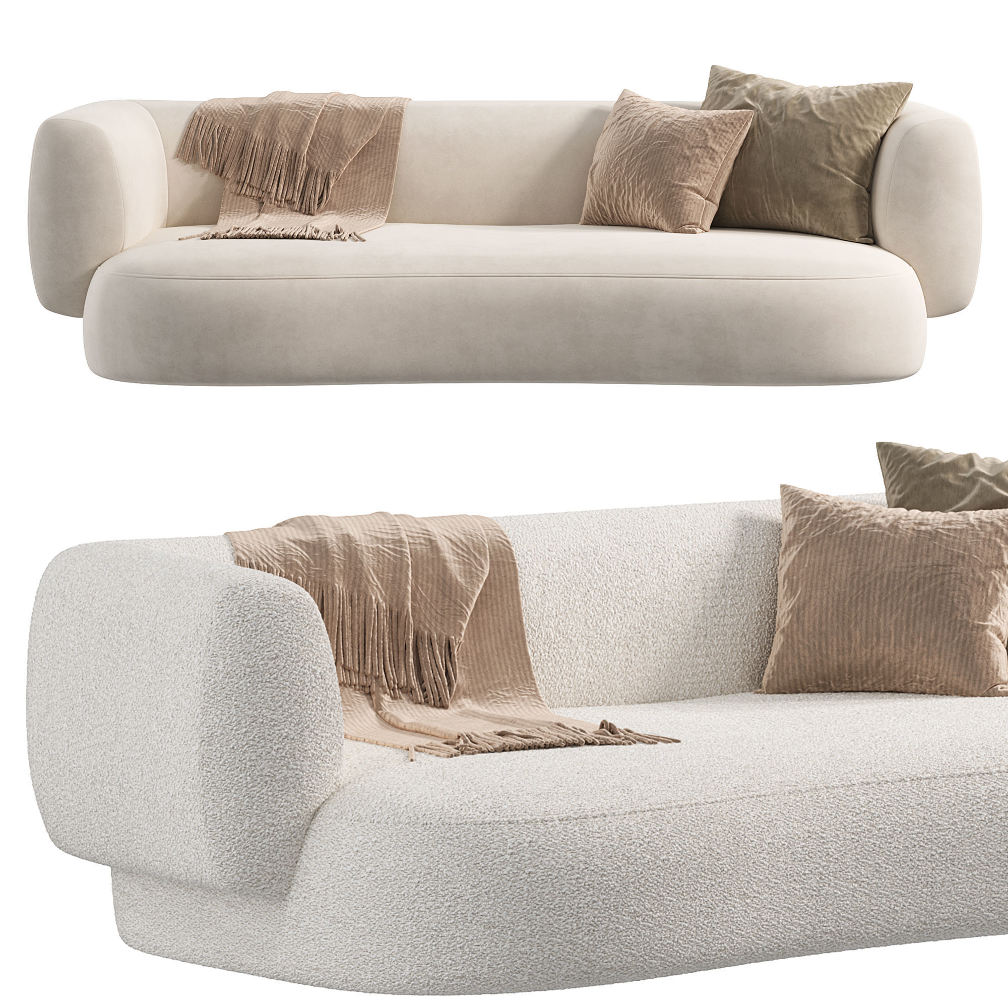 Hug Sofa 3D model_3