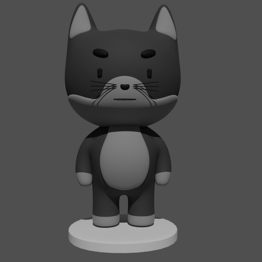 Black Cat 3D model_2
