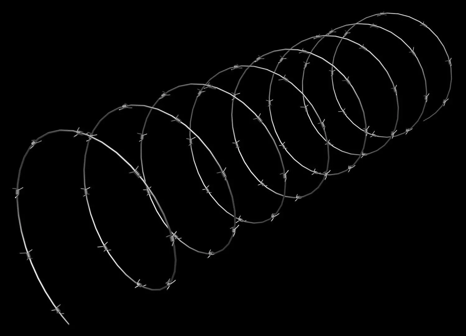 Barbed Wire 3D model