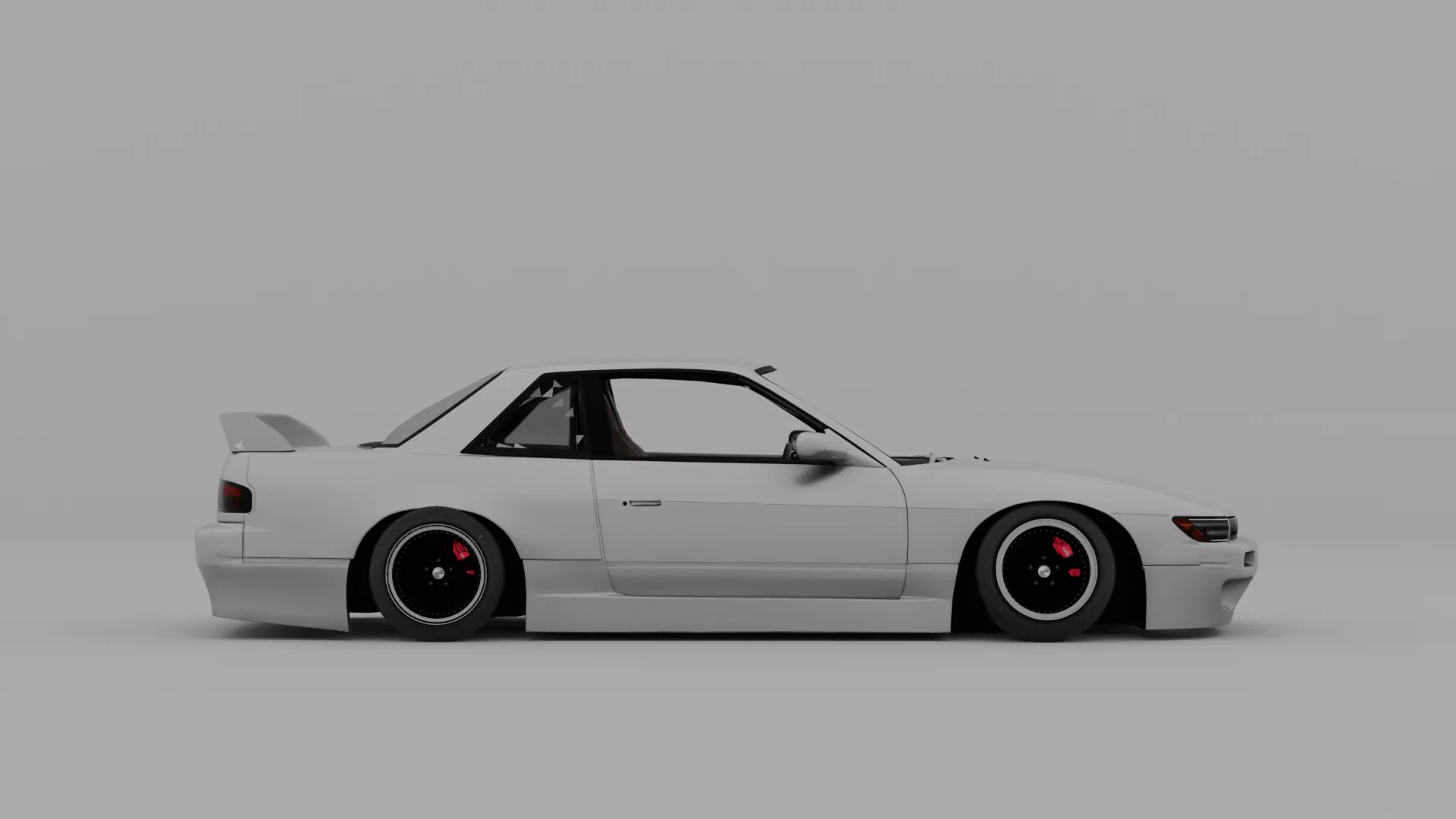 JDM s13 drift car 3D model