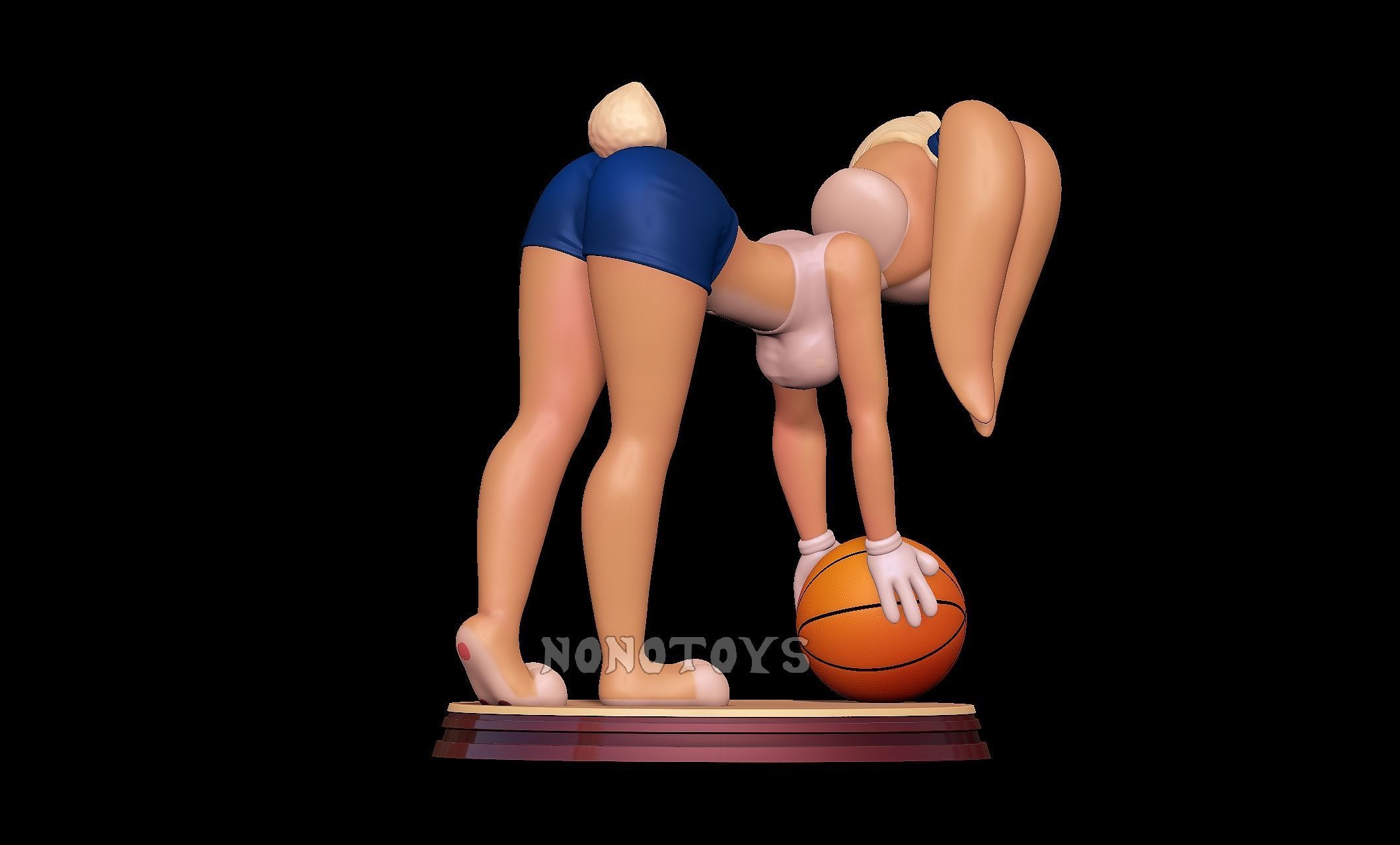 Lola Bunny NSFW 3D print model_5