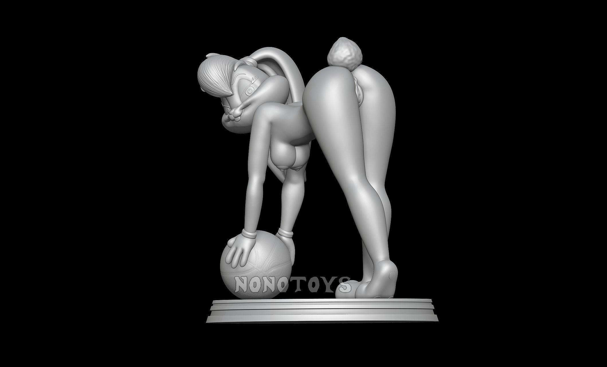 Lola Bunny NSFW 3D print model_15