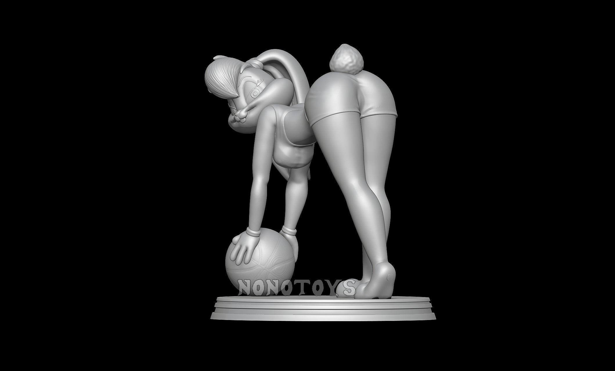 Lola Bunny NSFW 3D print model_7