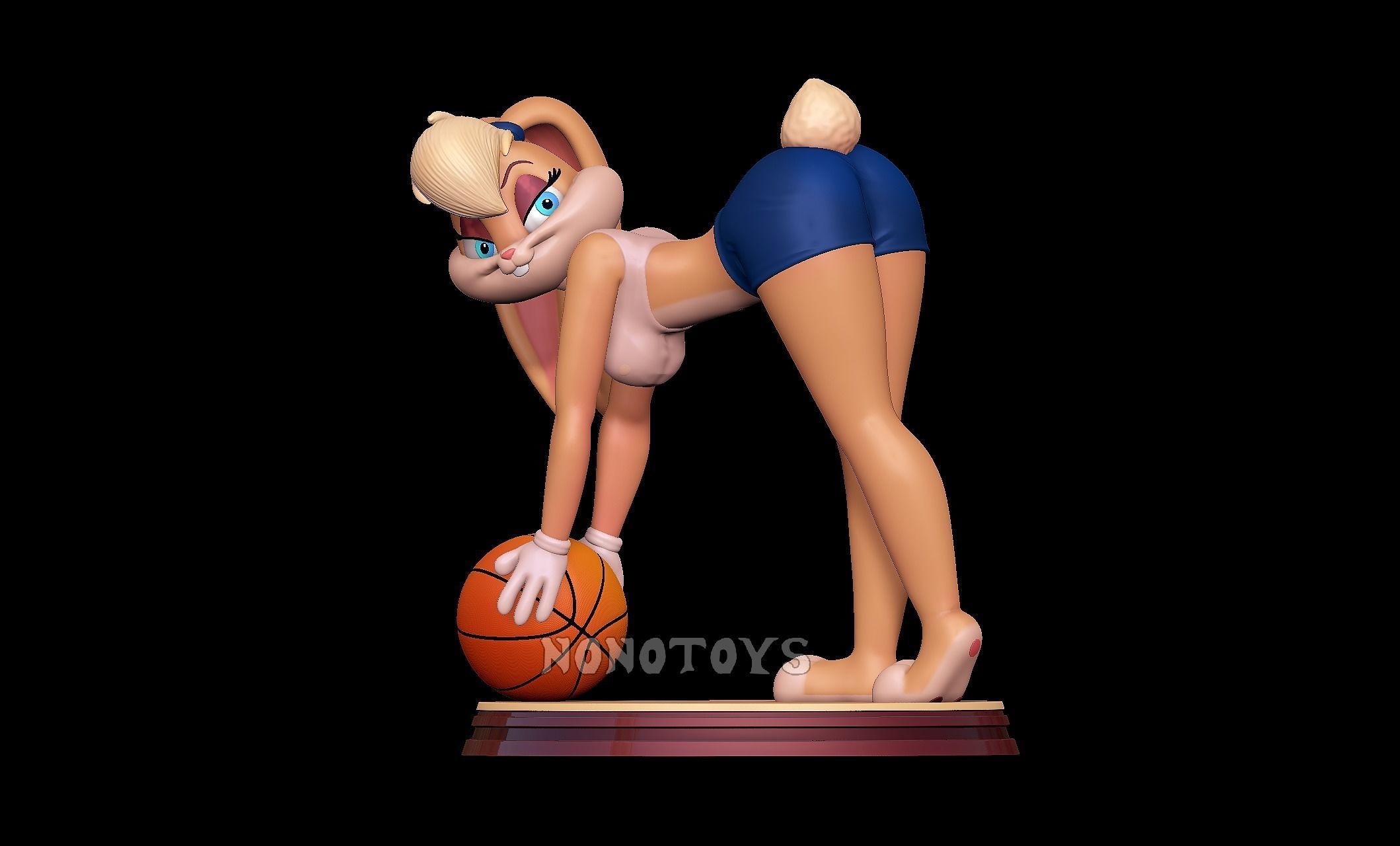 Lola Bunny NSFW 3D print model_3