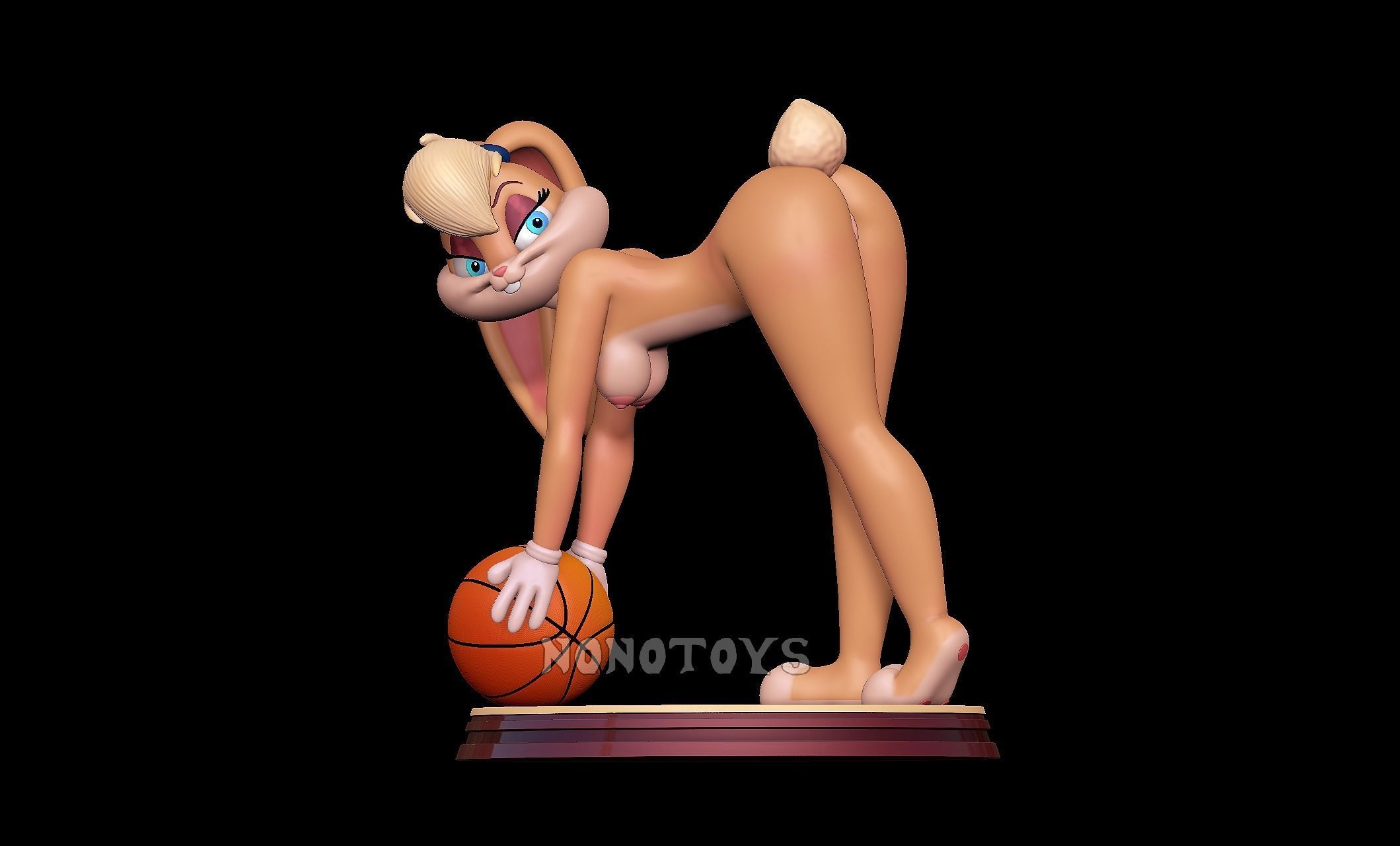 Lola Bunny NSFW 3D print model_10