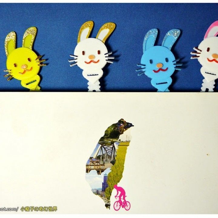 Bunny Cable Holder  Bookmarks  Keychain   Bracelet 3D print model_5