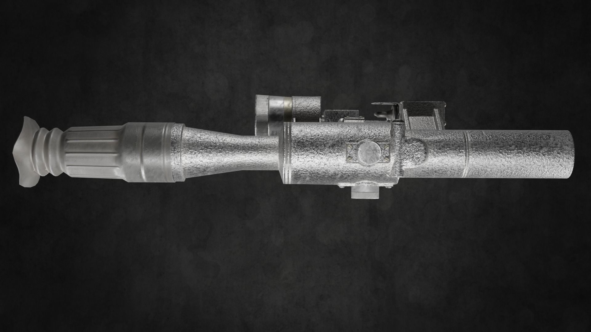 low-poly model of the soviet optical sight PSO-1 Low-poly 3D model_4