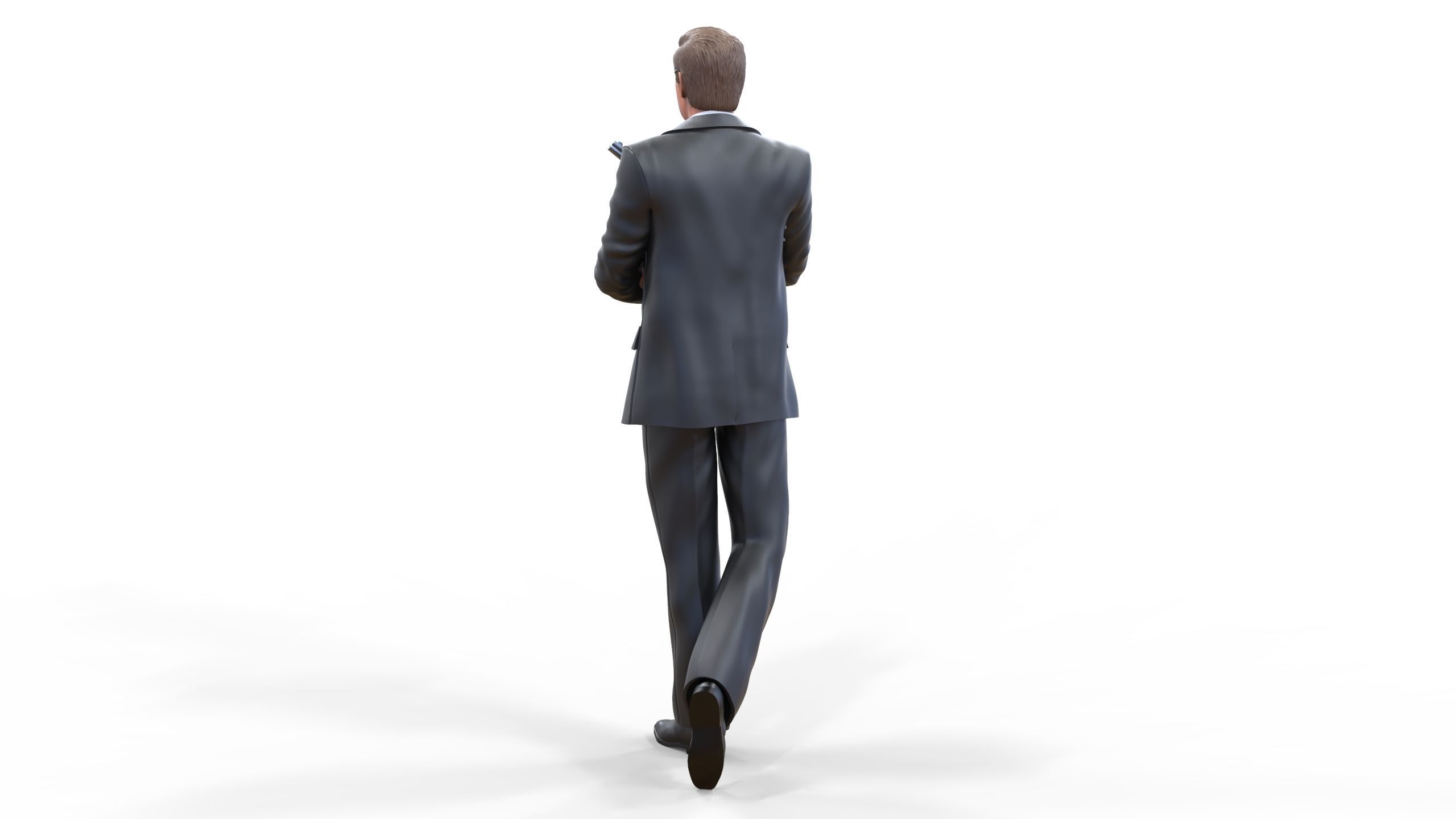 Roger Moore James Bond 3D print model_18