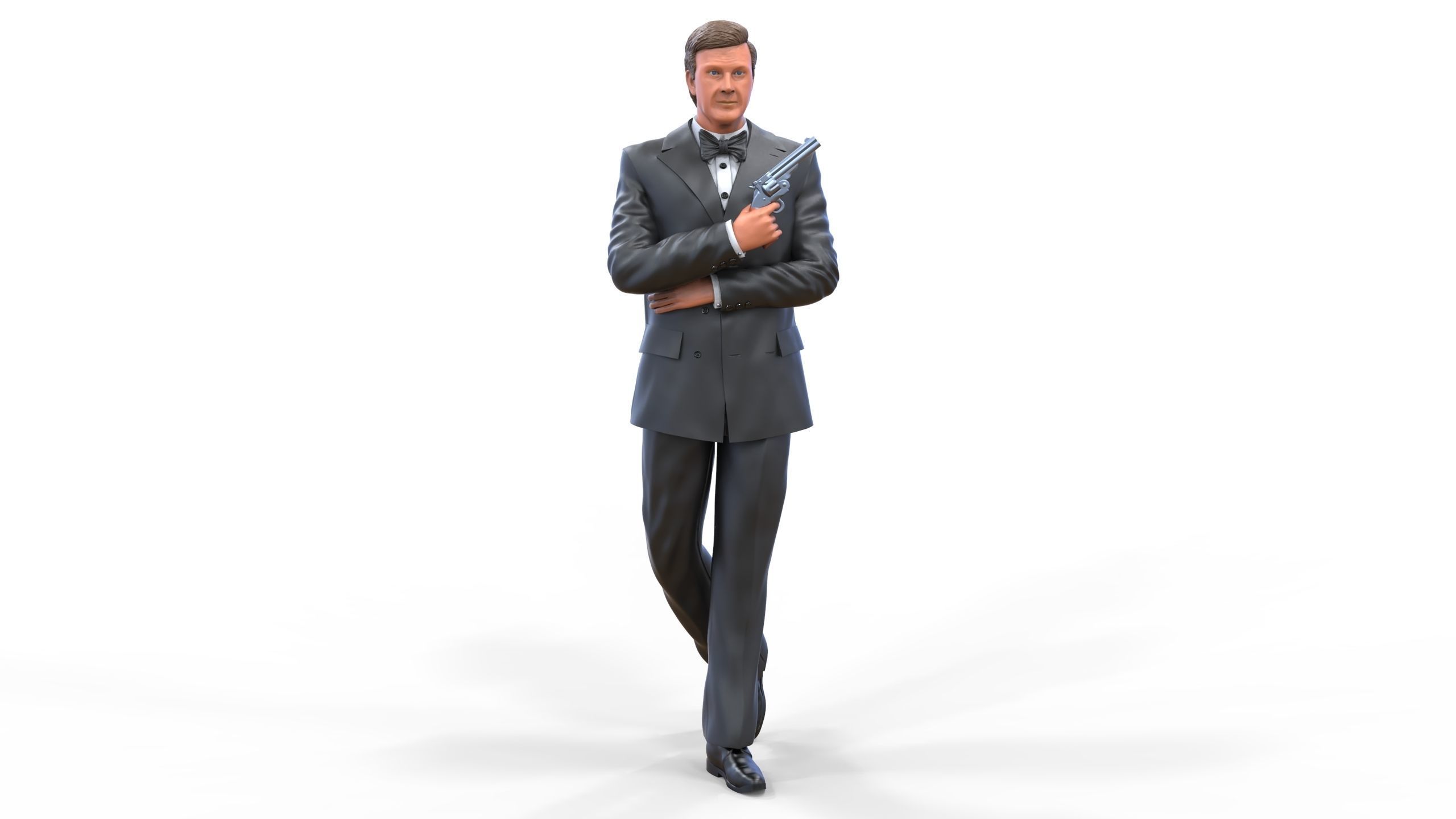 Roger Moore James Bond 3D print model_38