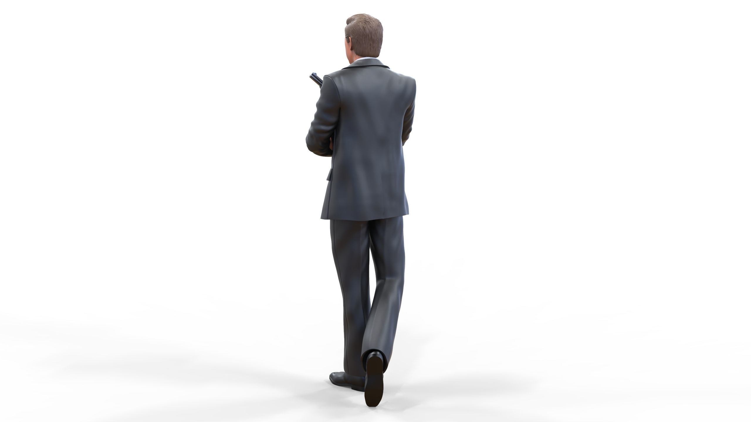 Roger Moore James Bond 3D print model_17