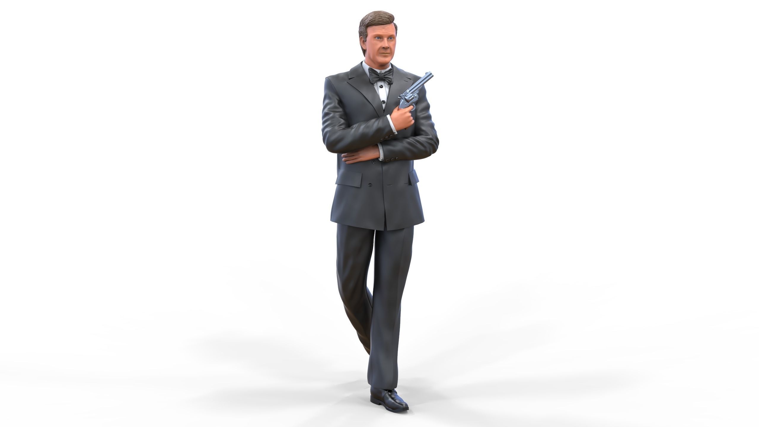 Roger Moore James Bond 3D print model_37