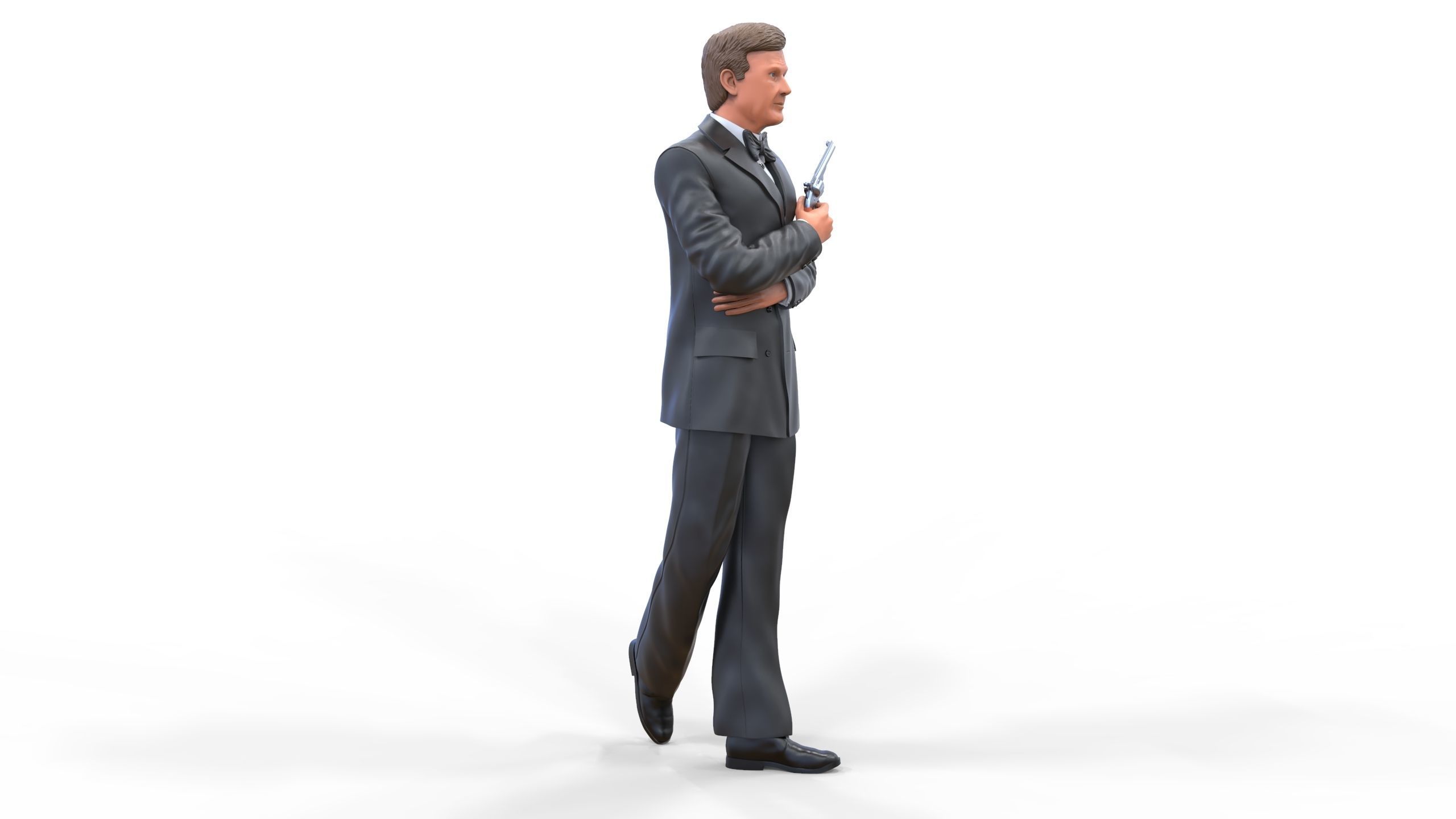 Roger Moore James Bond 3D print model_32
