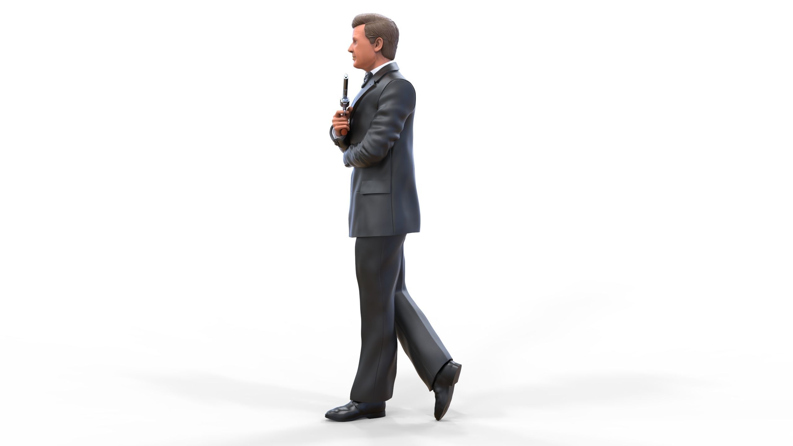 Roger Moore James Bond 3D print model_10