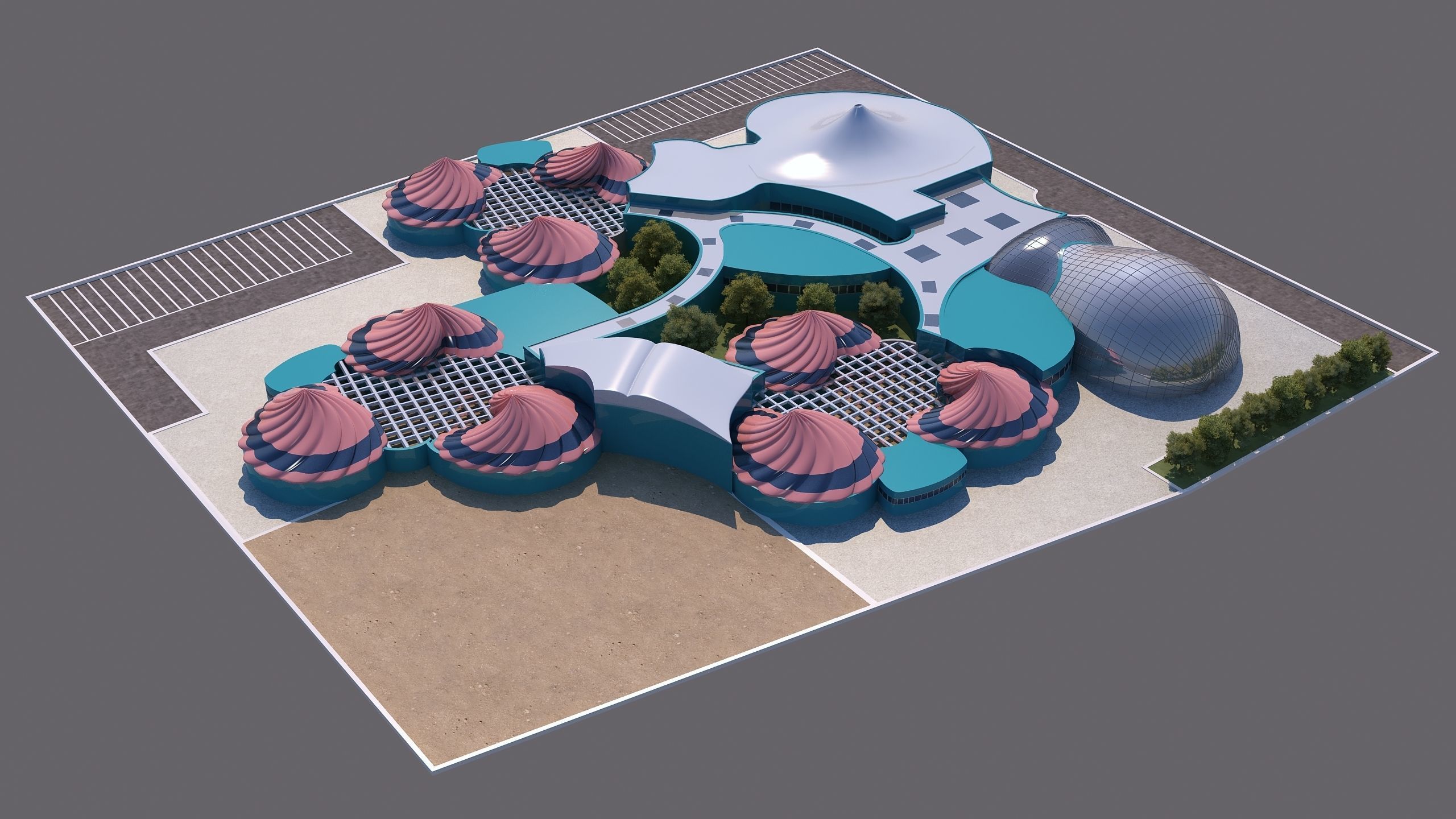 0075 - Nursery School - 2Ds Plans - 3Ds Files 3D model_2