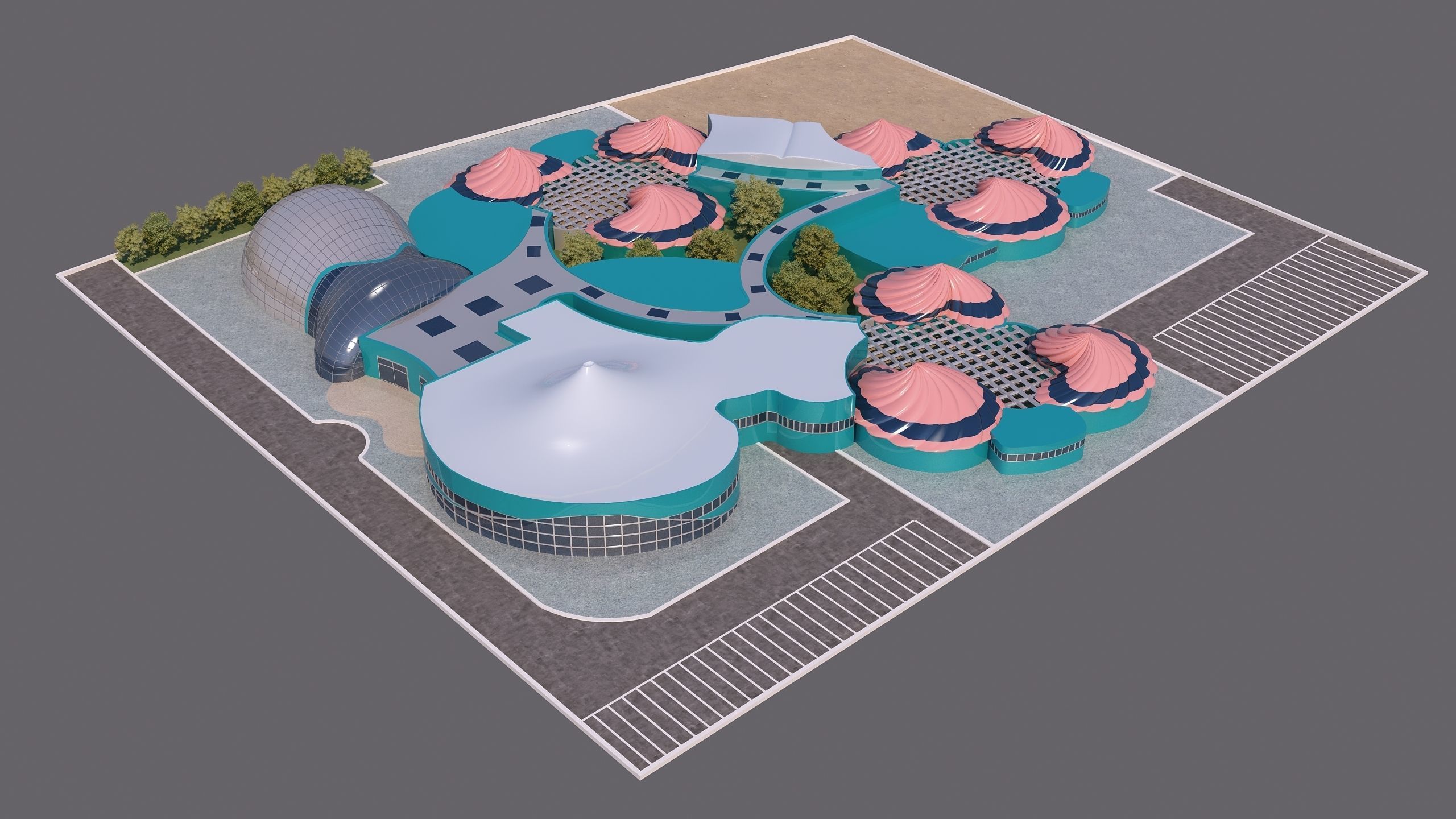 0075 - Nursery School - 2Ds Plans - 3Ds Files 3D model_4