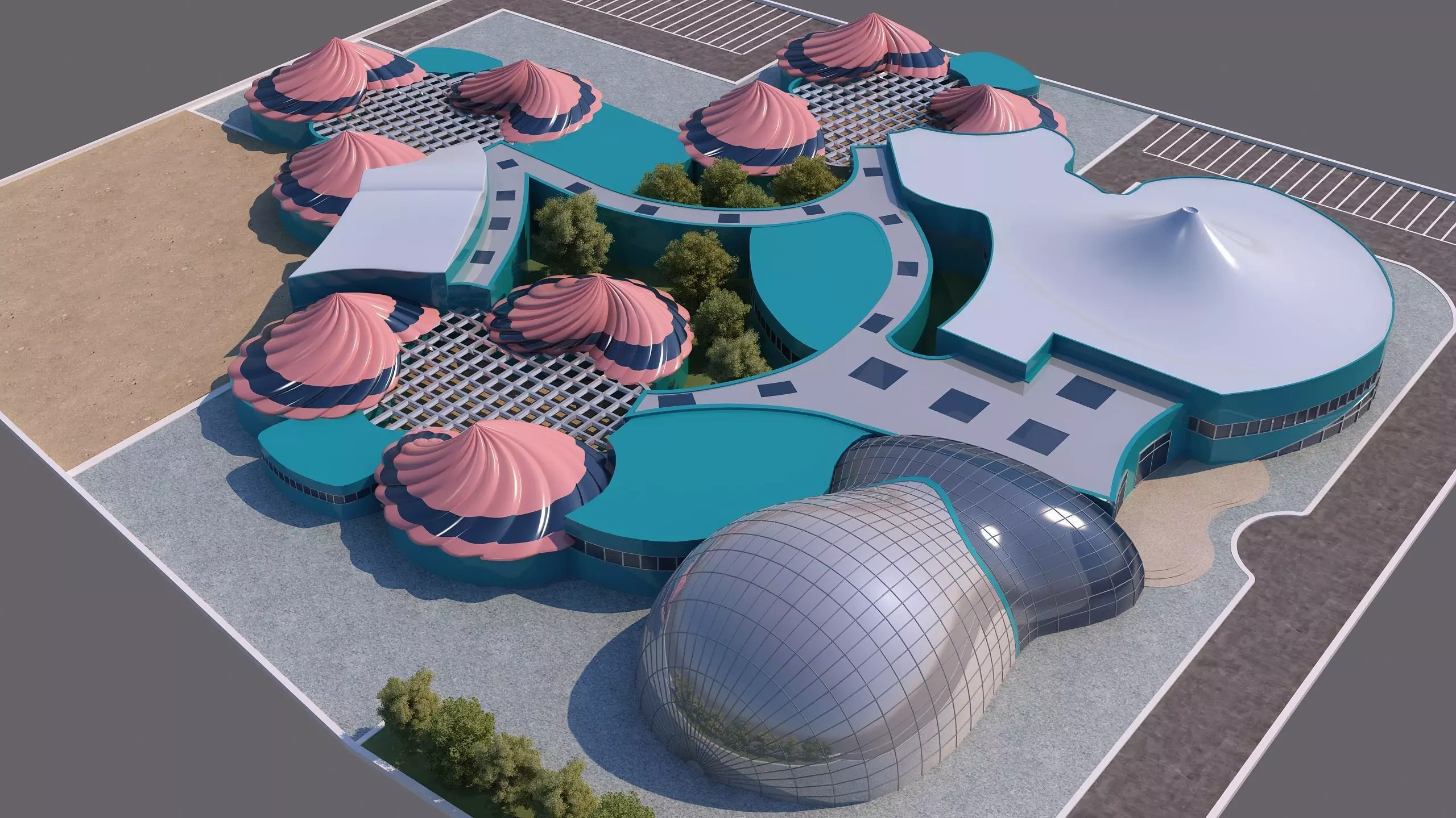 0075 - Nursery School - 2Ds Plans - 3Ds Files 3D model_0