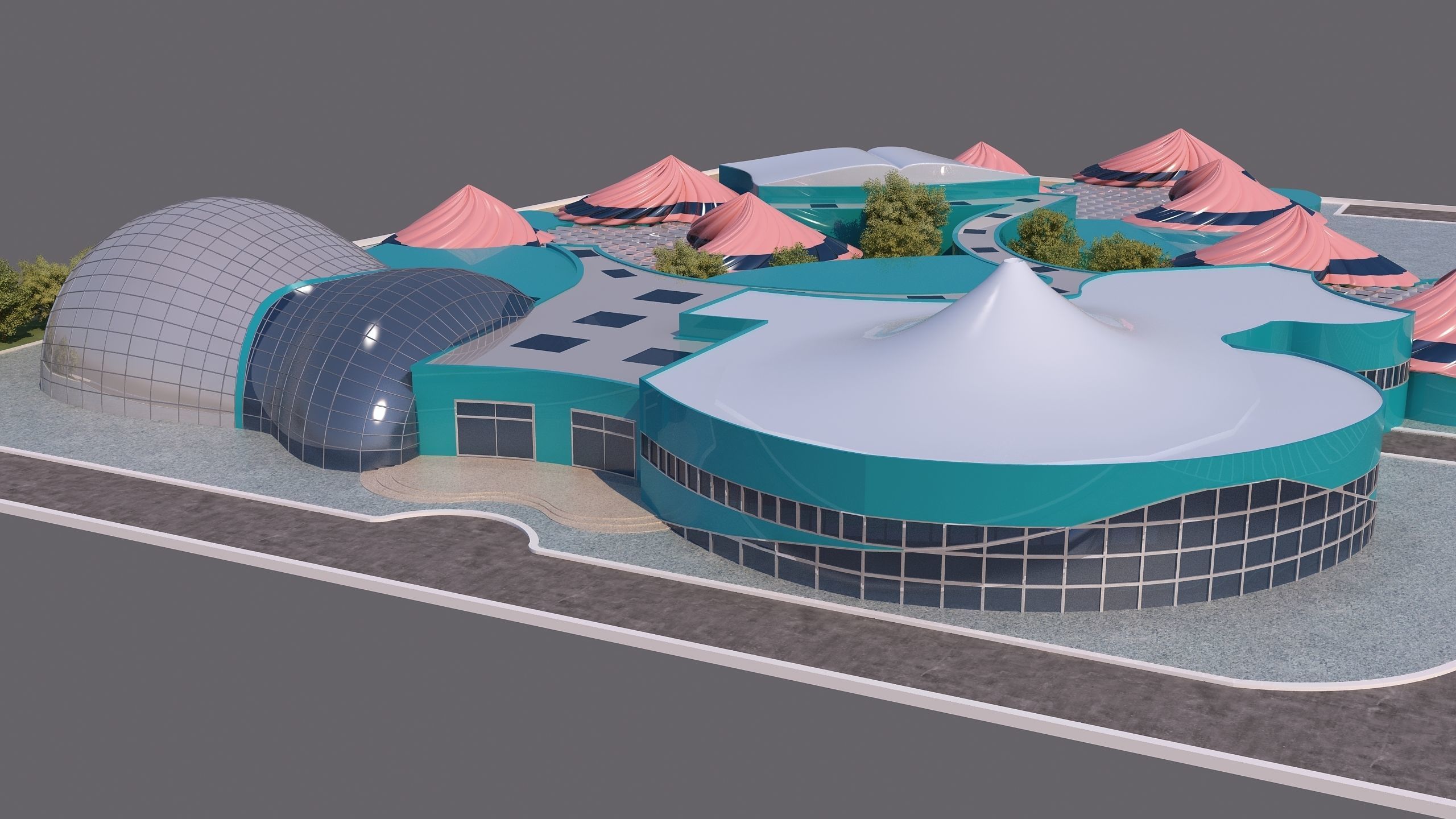 0075 - Nursery School - 2Ds Plans - 3Ds Files 3D model_8