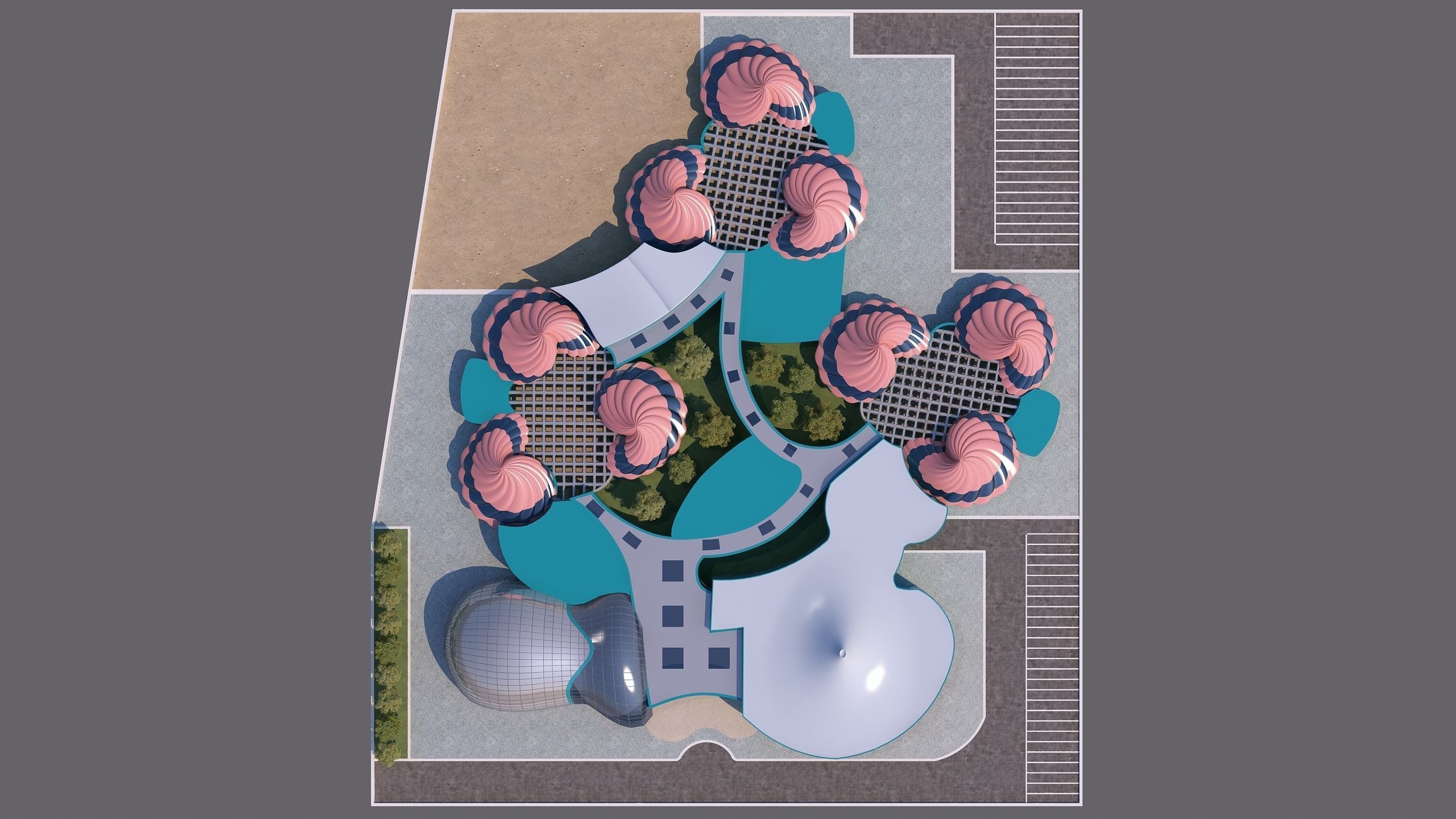 0075 - Nursery School - 2Ds Plans - 3Ds Files 3D model_9