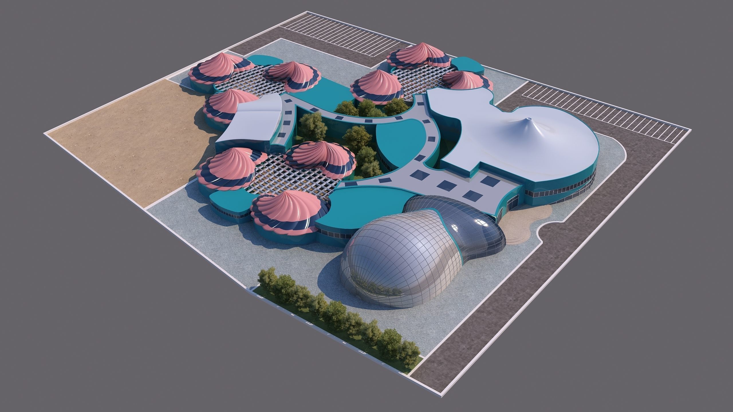 0075 - Nursery School - 2Ds Plans - 3Ds Files 3D model_1