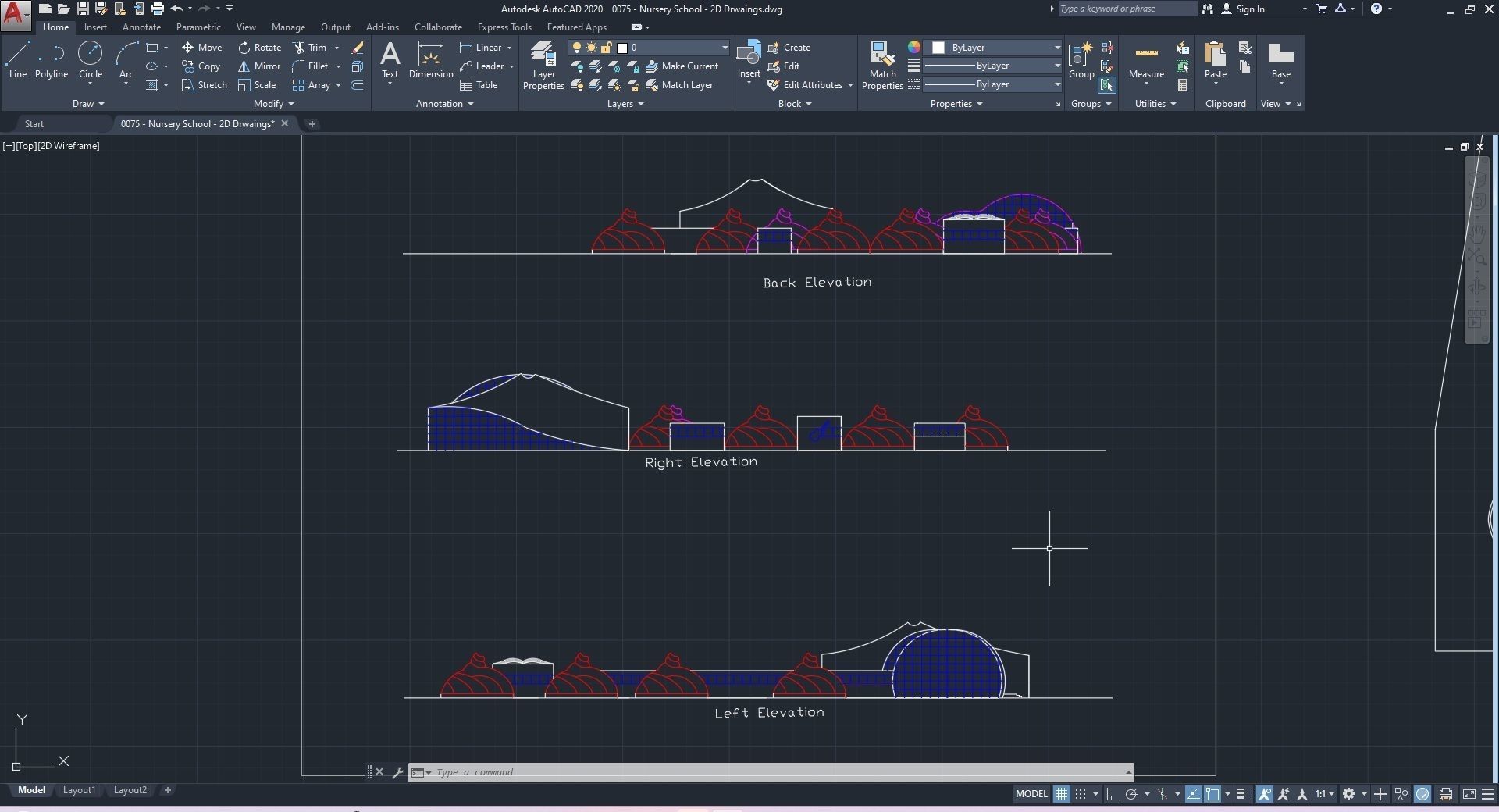 0075 - Nursery School - 2Ds Plans - 3Ds Files 3D model_20