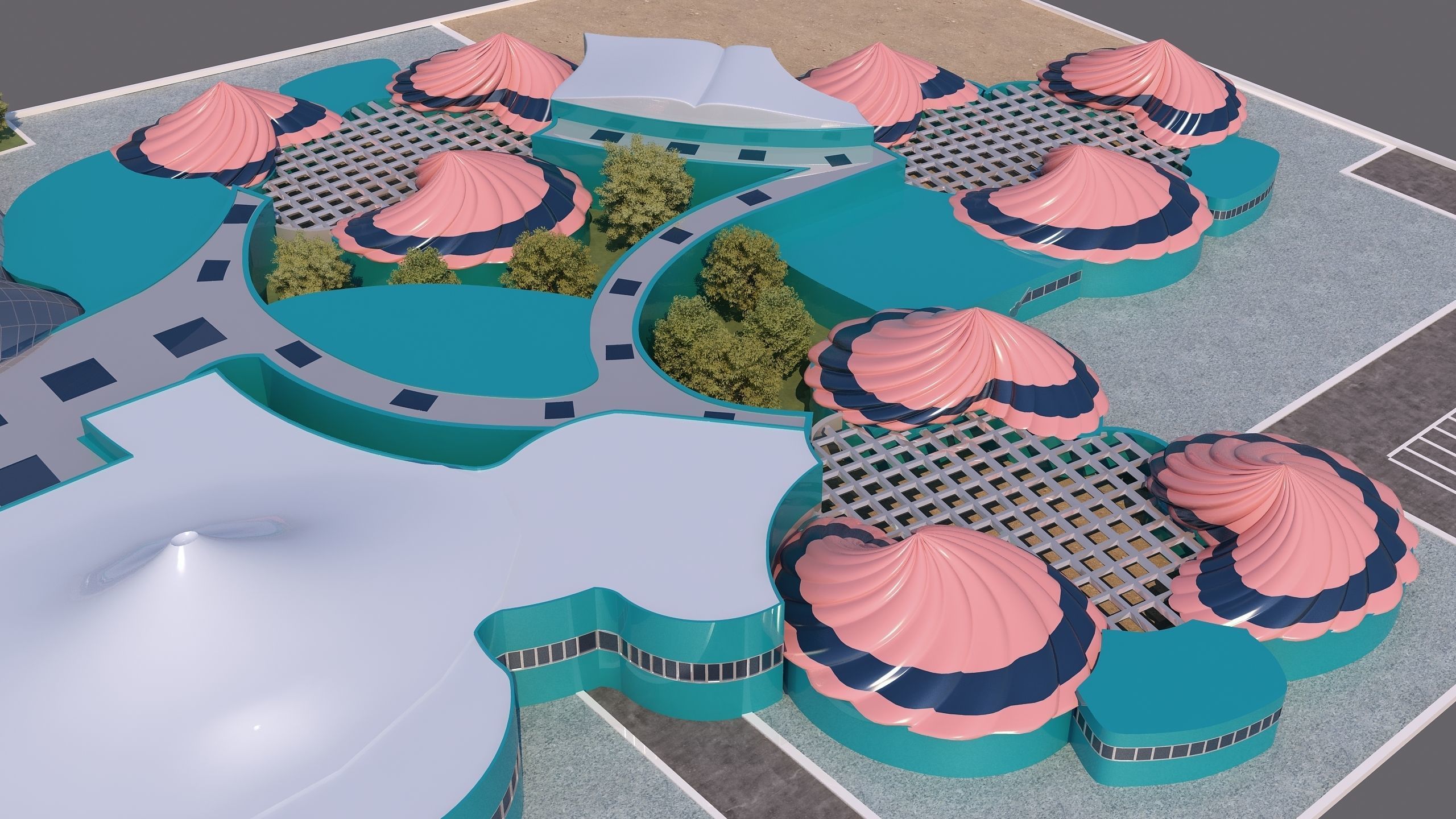 0075 - Nursery School - 2Ds Plans - 3Ds Files 3D model_6