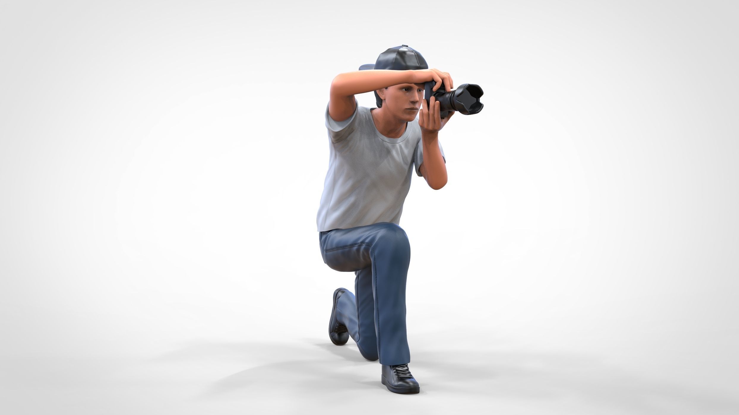 N3 Photographer in the studio 3D print model_9