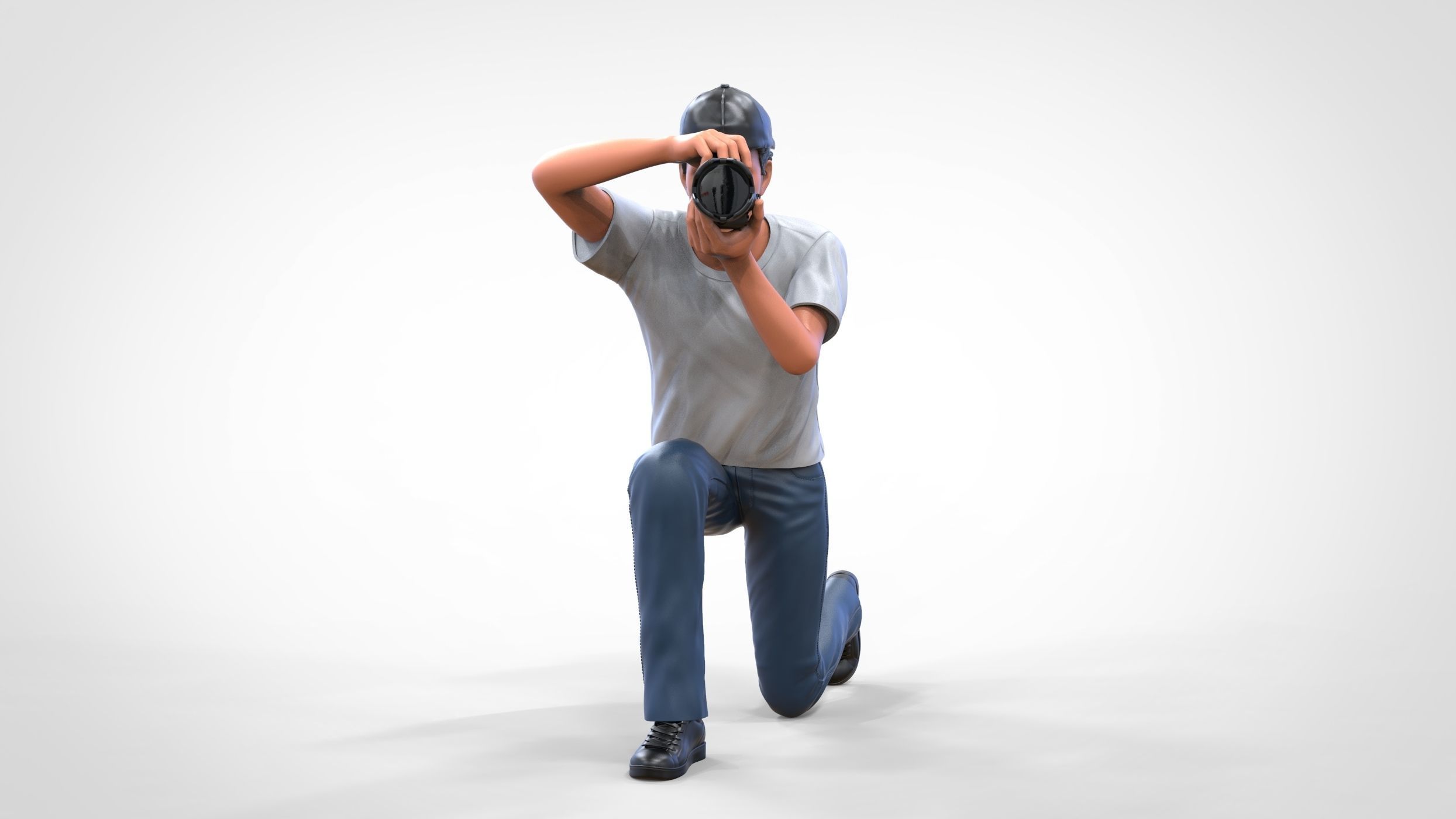 N3 Photographer in the studio 3D print model_21