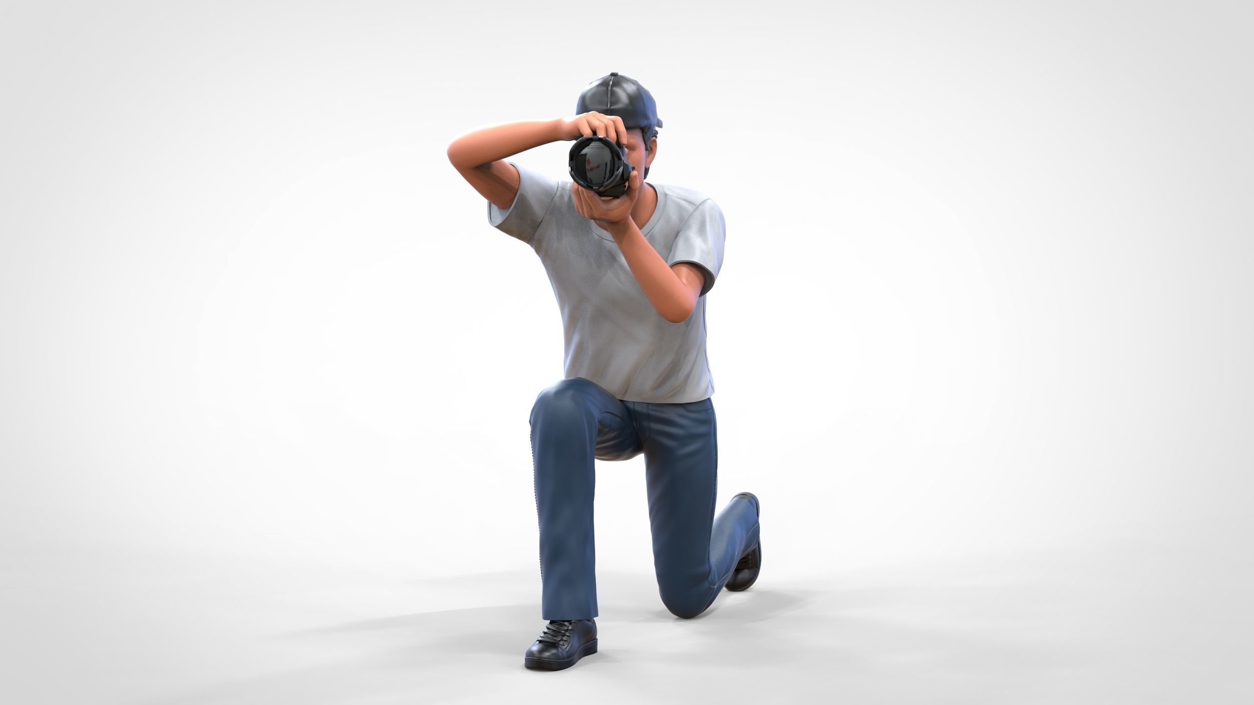 N3 Photographer in the studio 3D print model_11