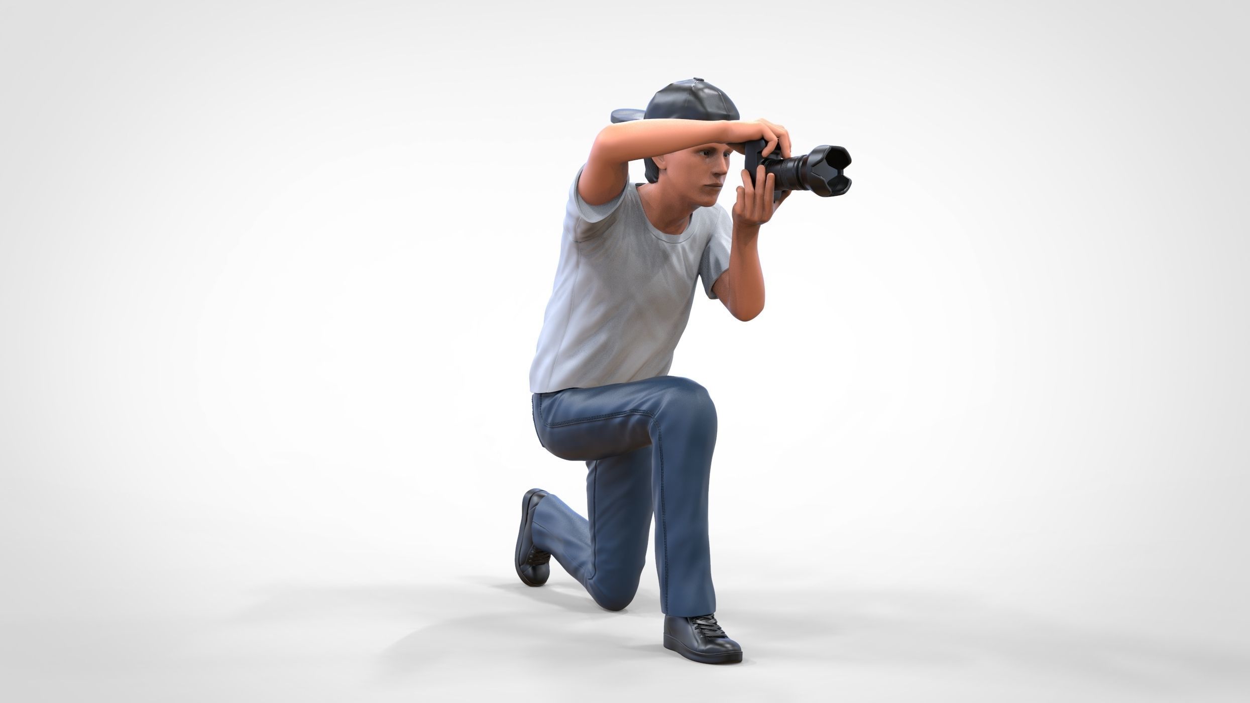 N3 Photographer in the studio 3D print model_22