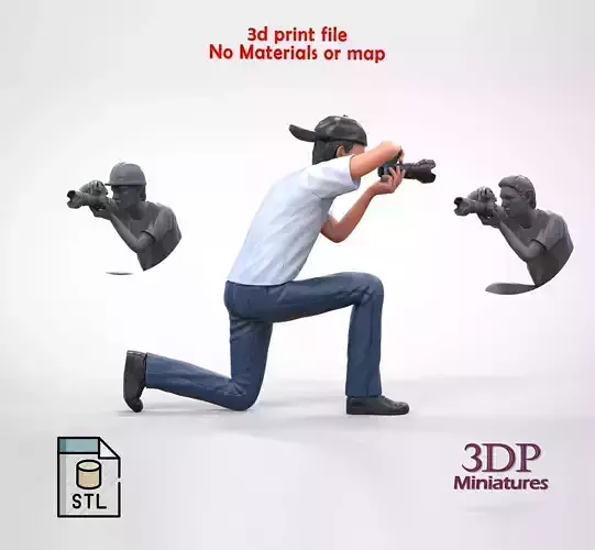 N3 Photographer in the studio 3D print model