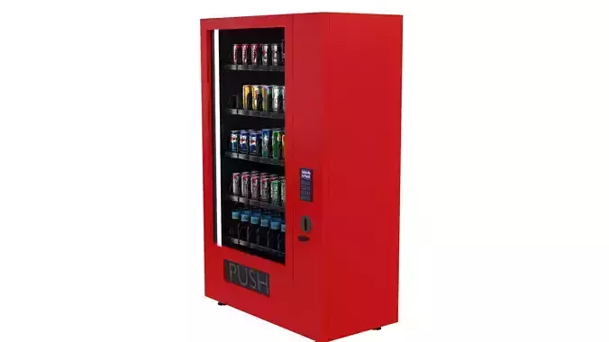 Soda Vending Machine 3D model