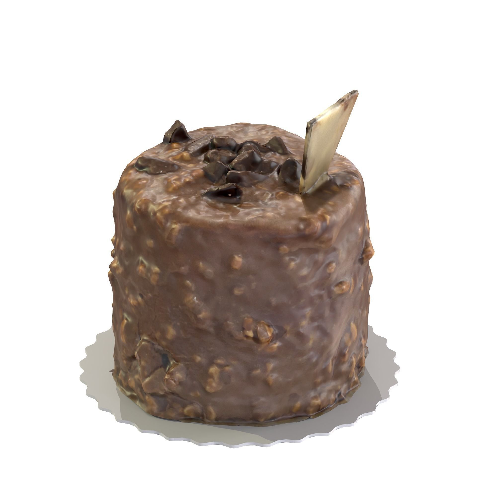 Tiny Cake Low-poly 3D model_4