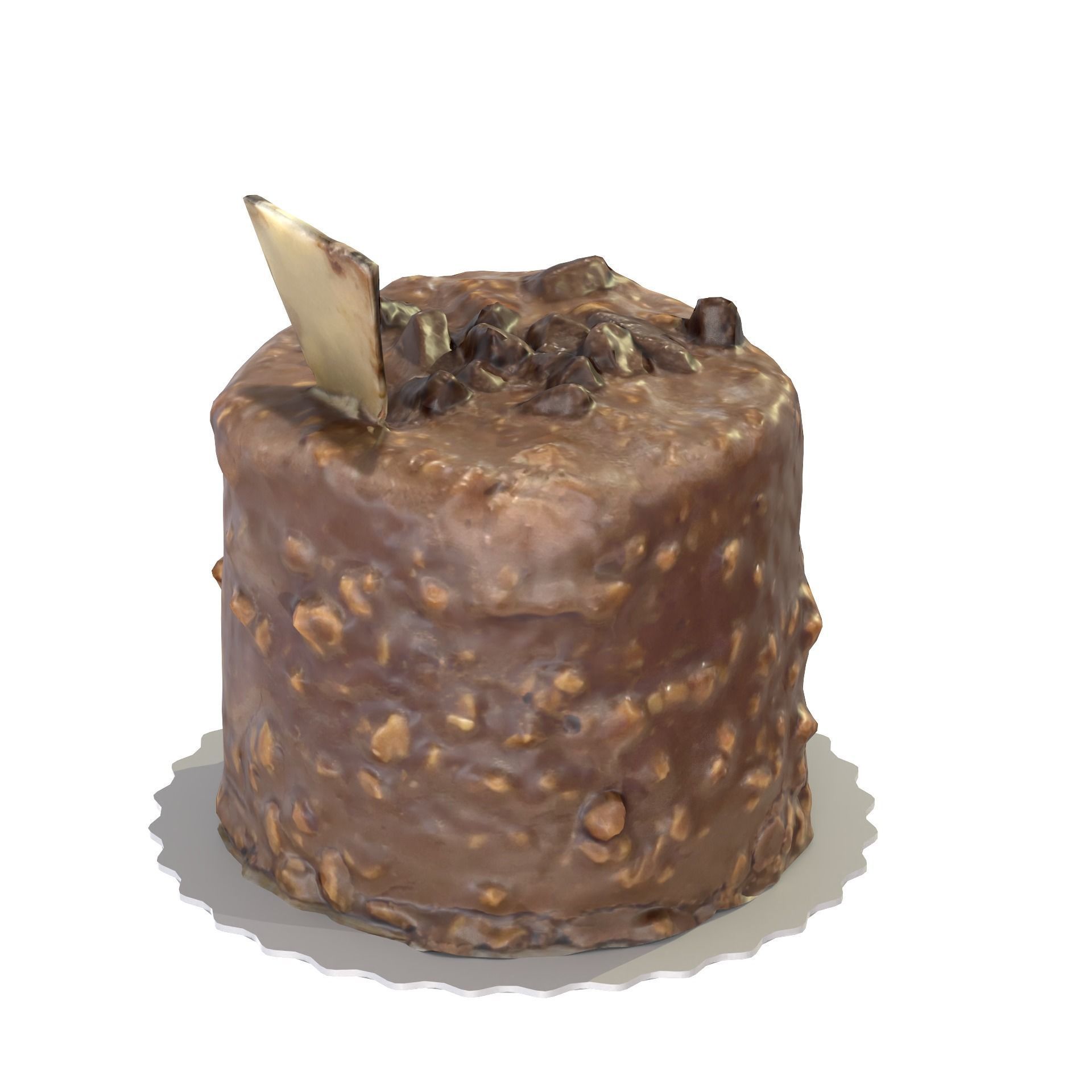 Tiny Cake Low-poly 3D model_5