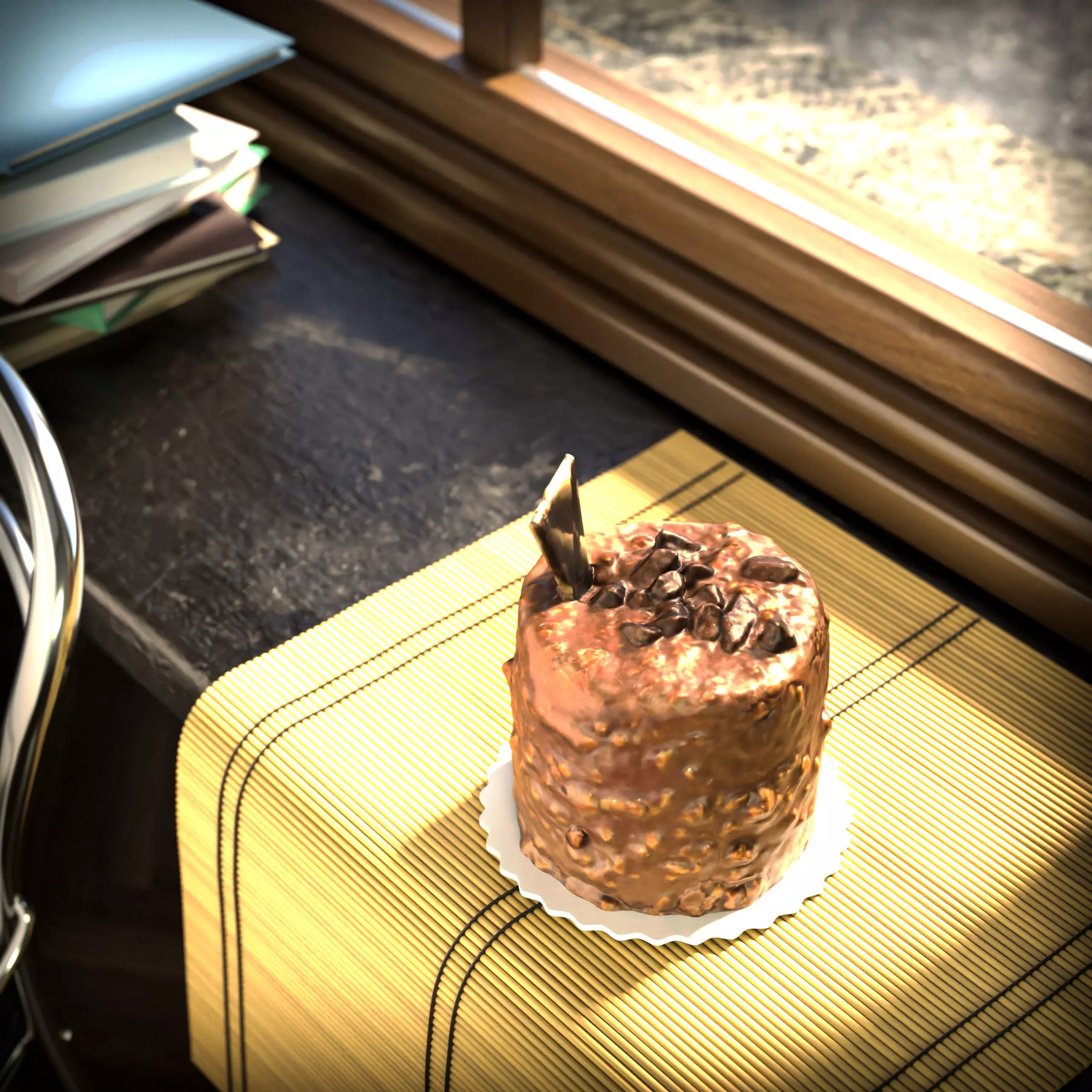 Tiny Cake Low-poly 3D model_0