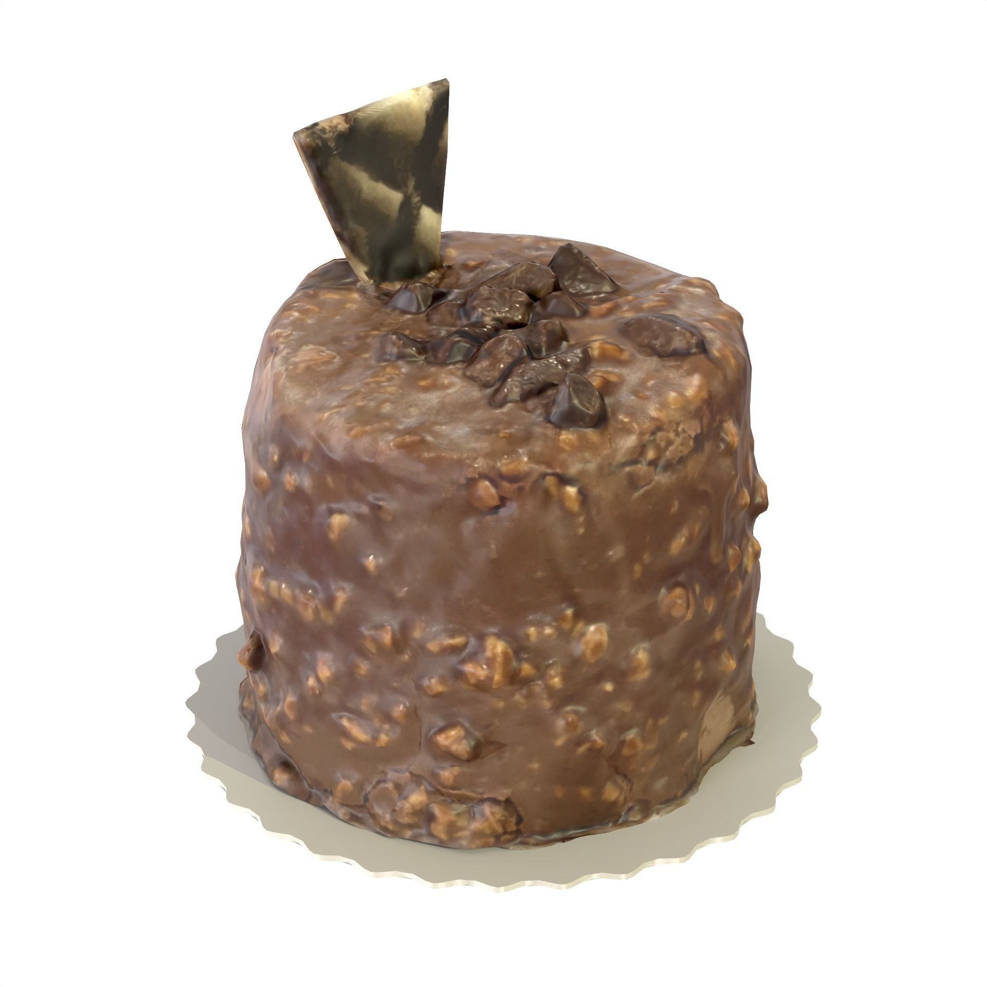 Tiny Cake Low-poly 3D model_2