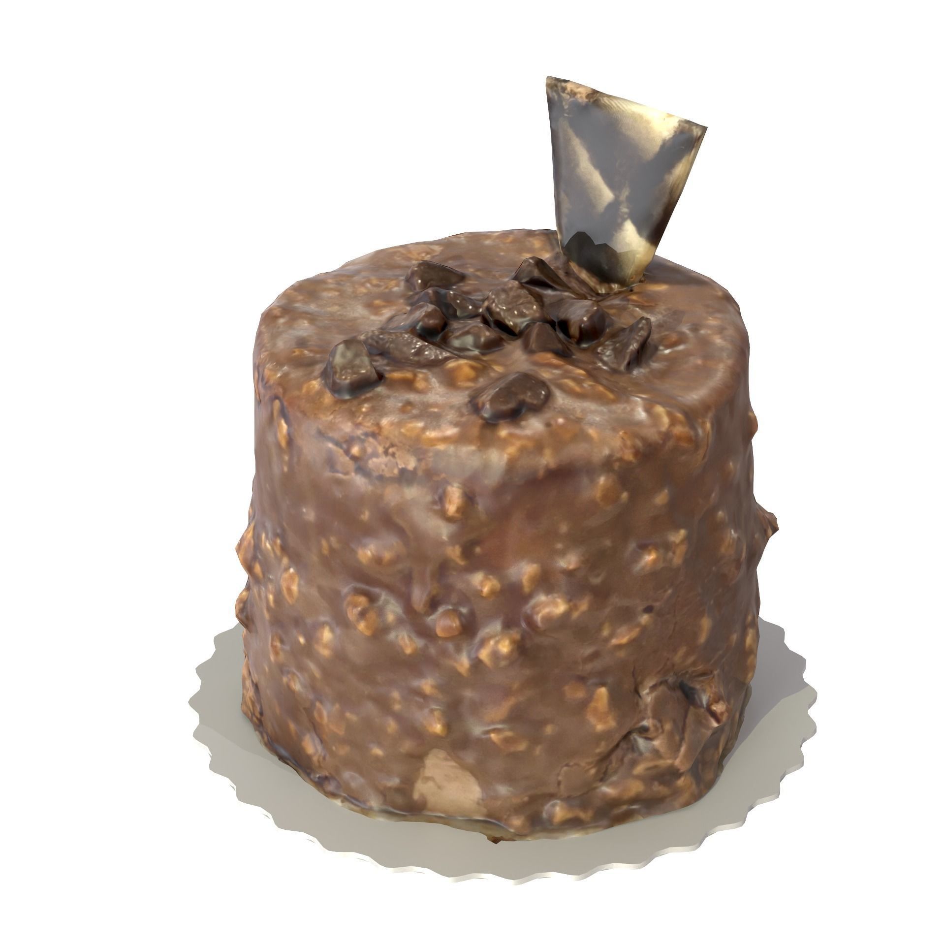 Tiny Cake Low-poly 3D model_3